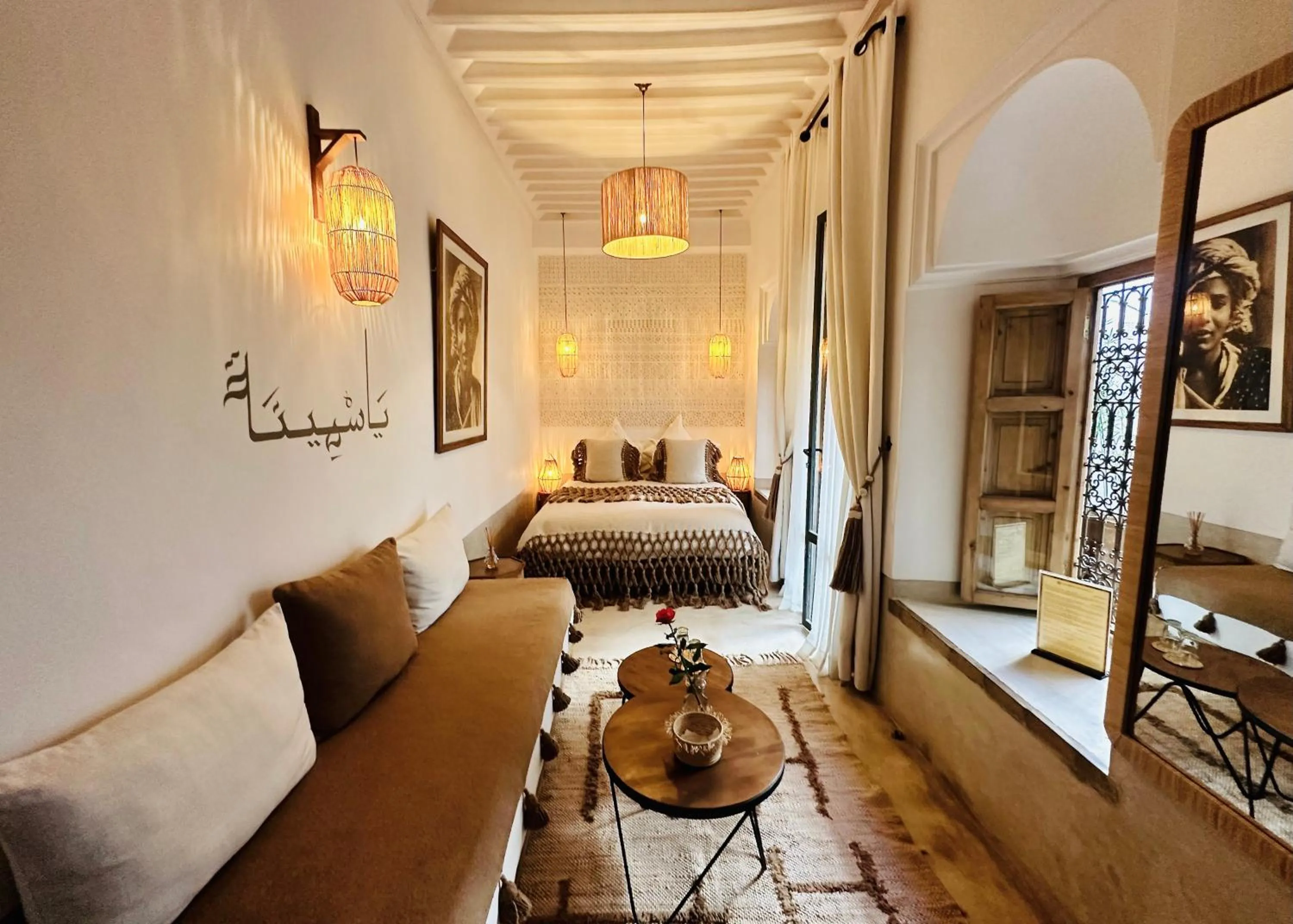 Photo of the whole room, Bed in Riad Jardin Des Sens & Spa