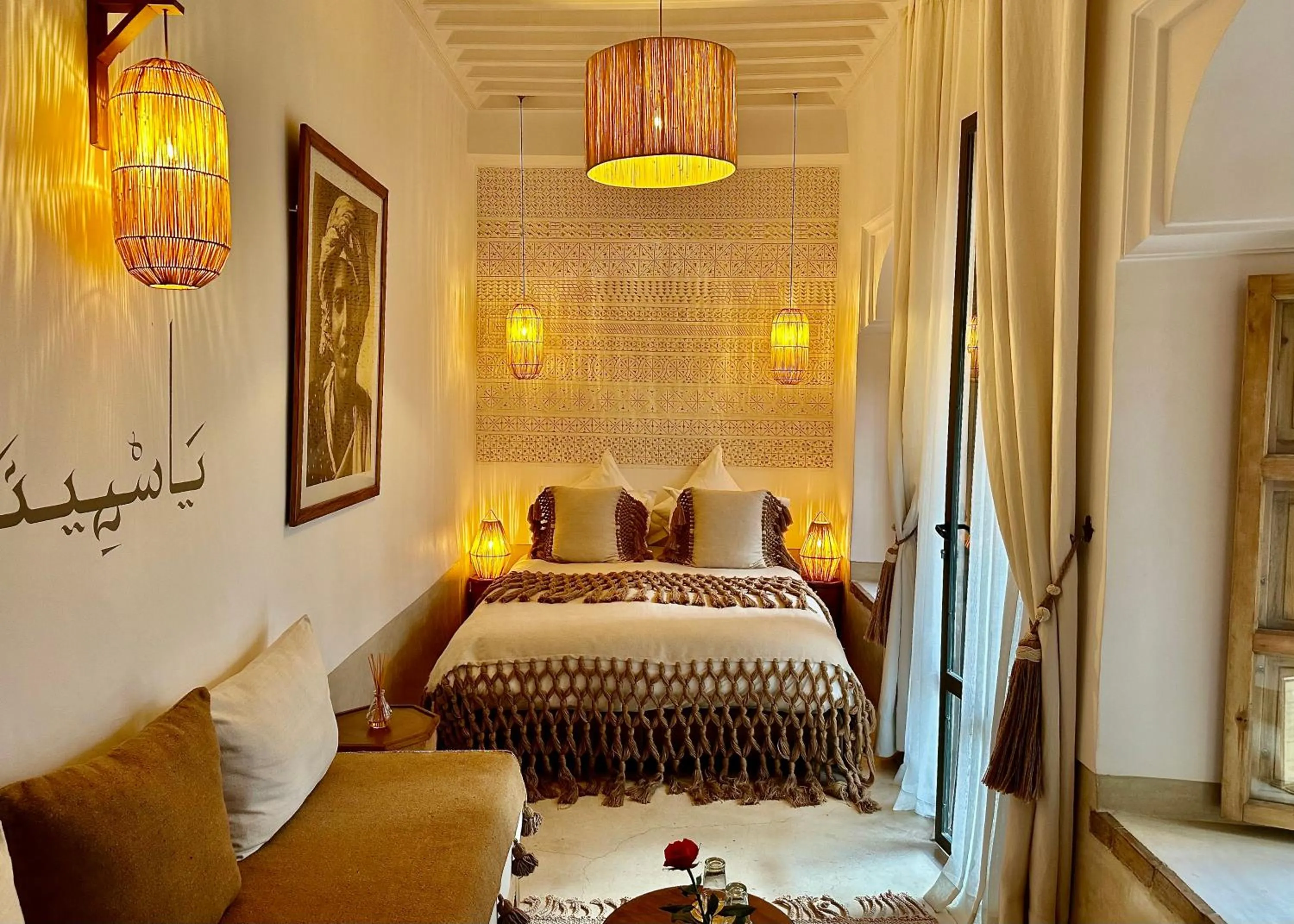 Photo of the whole room, Bed in Riad Jardin Des Sens & Spa