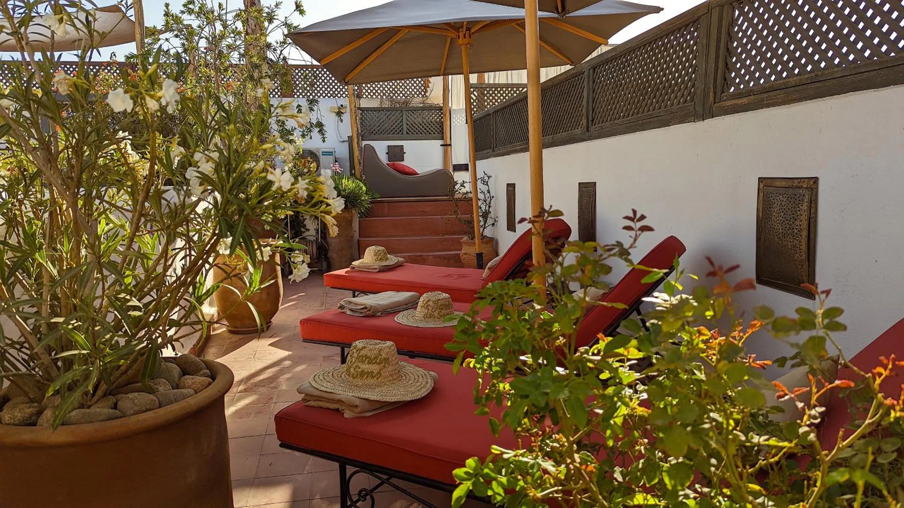 Patio in Riad Jardin Des Sens & Spa