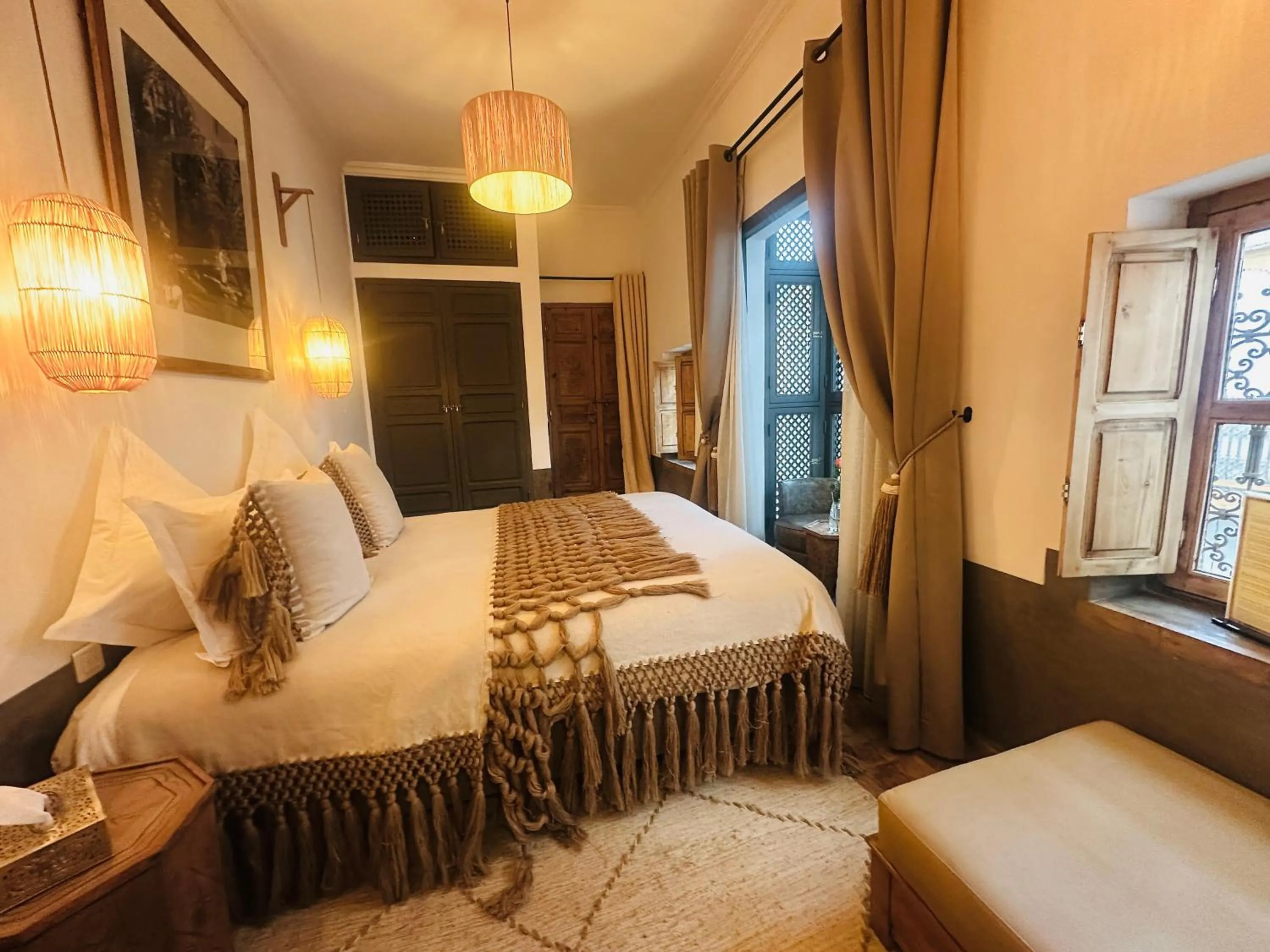 Bedroom, Bed in Riad Jardin Des Sens & Spa