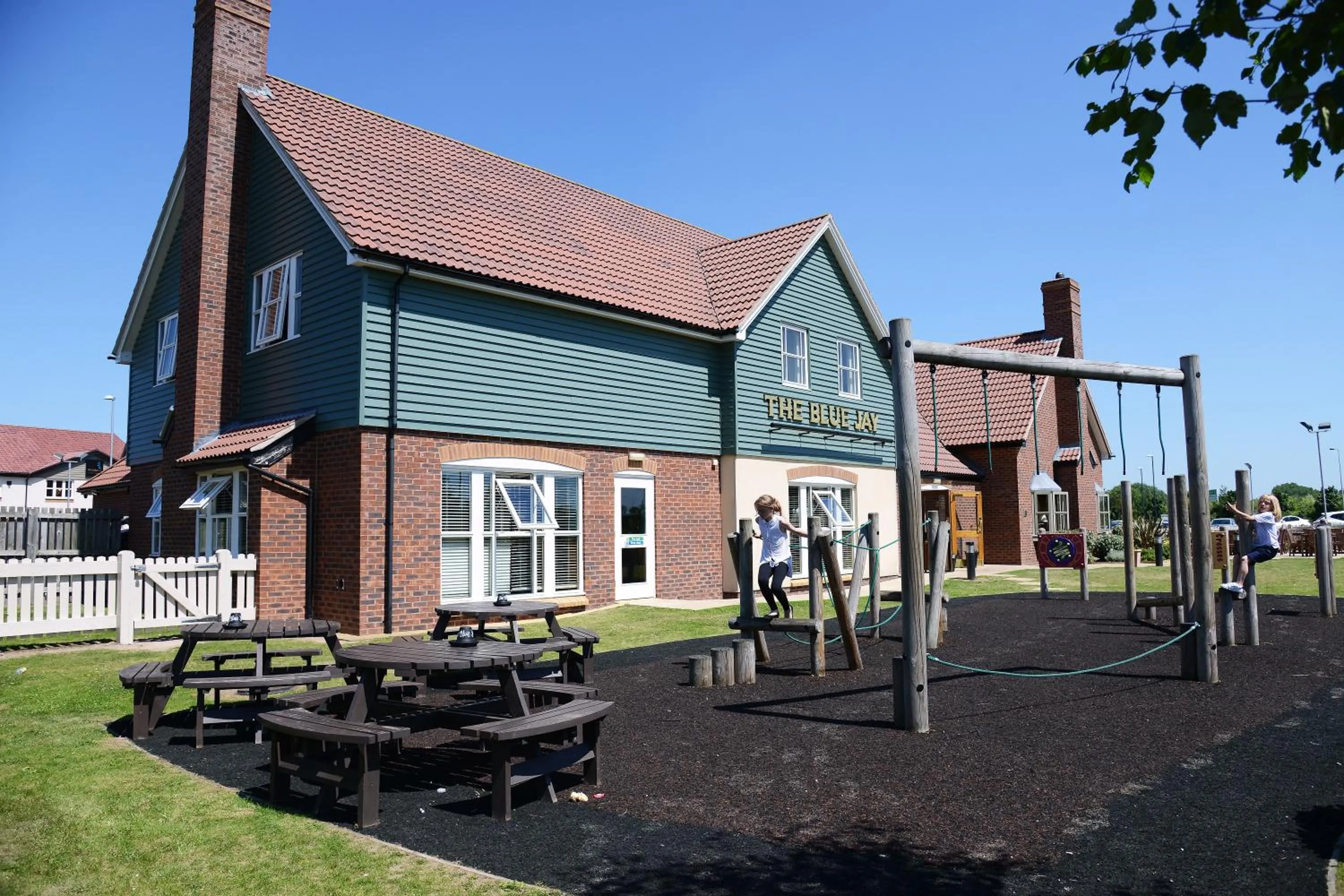 Children play ground in Blue Jay, Derby by Marston's Inns
