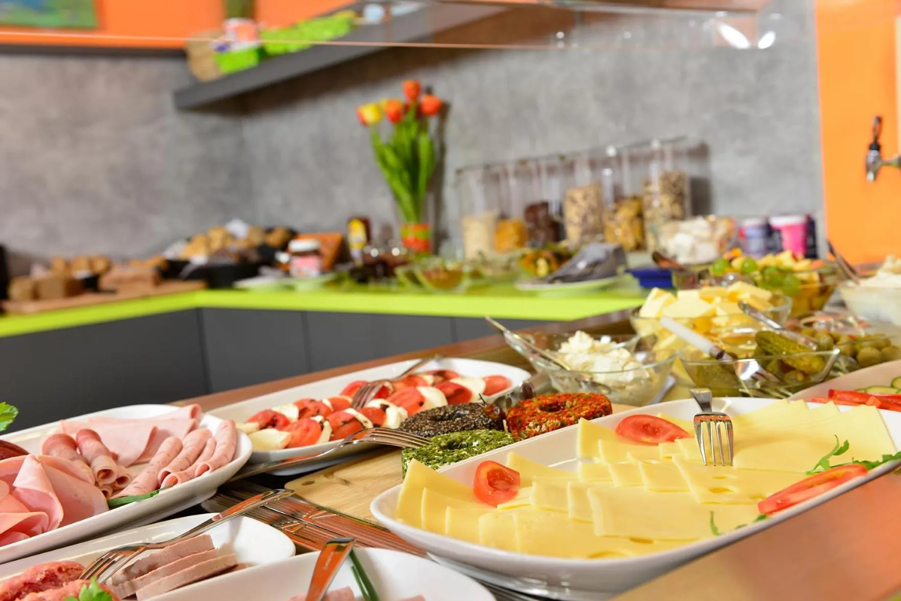 Food and drinks in SleepySleepy Hotel Gießen