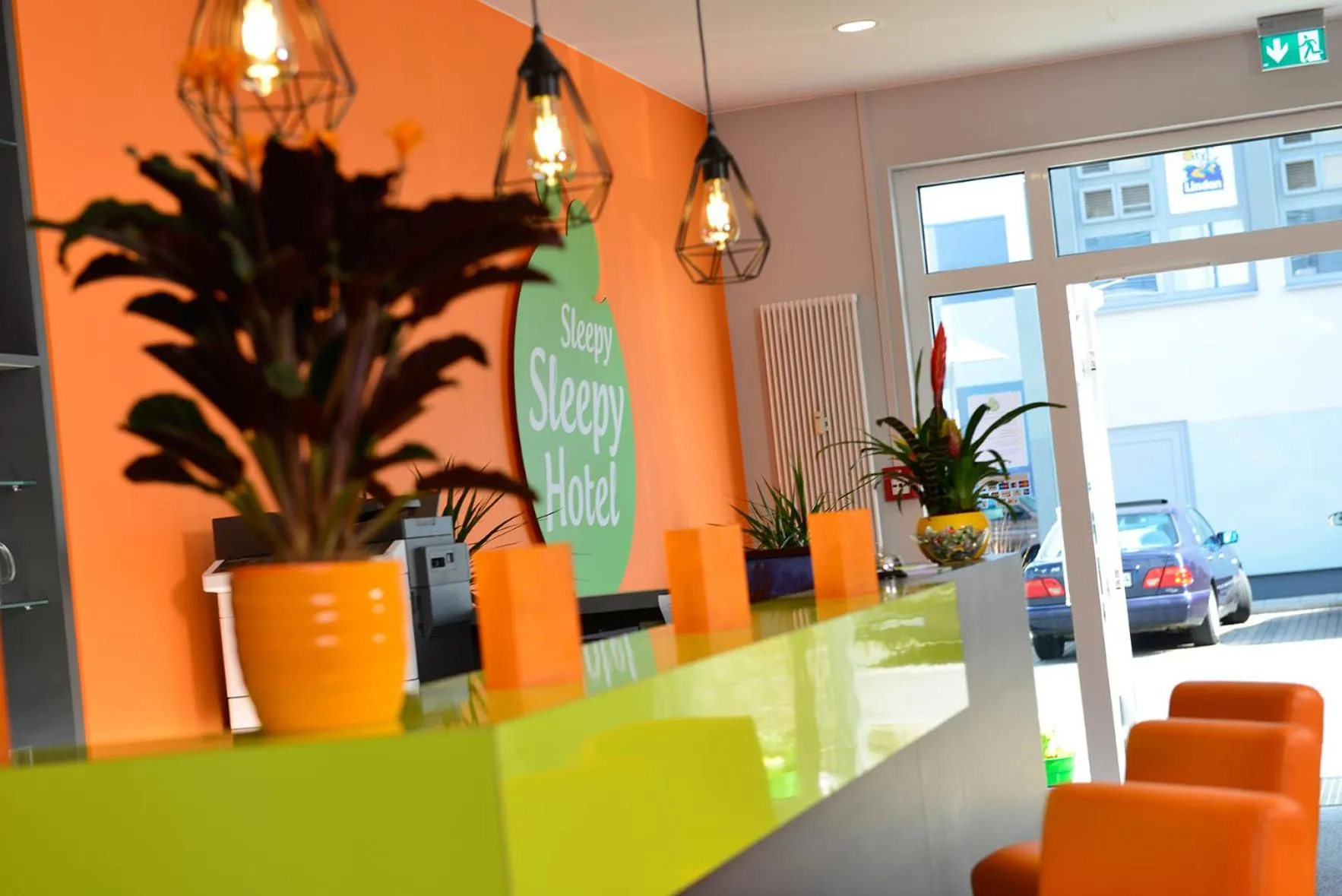 Patio in SleepySleepy Hotel Gießen