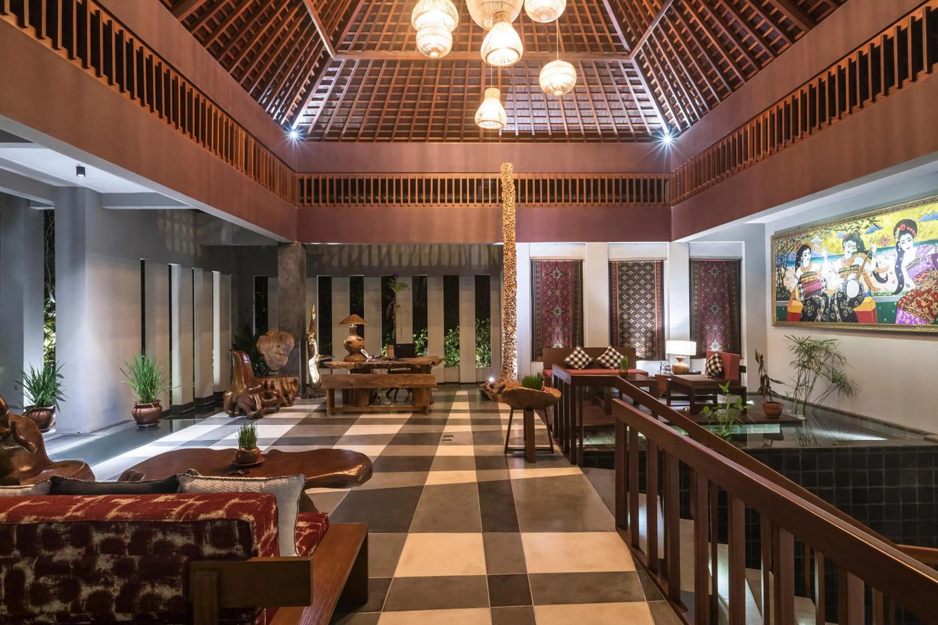 Lobby or reception in Ayuterra Resort