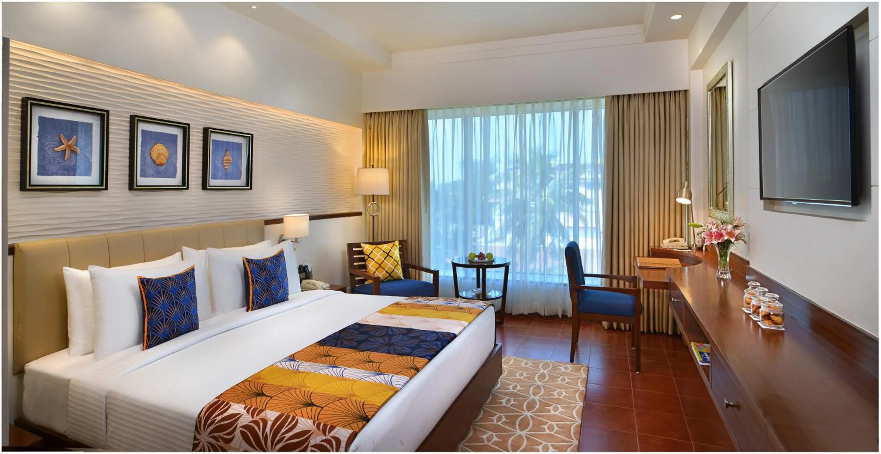 Bedroom, Bed in Fortune Miramar, Goa - Member ITC Hotels' Group