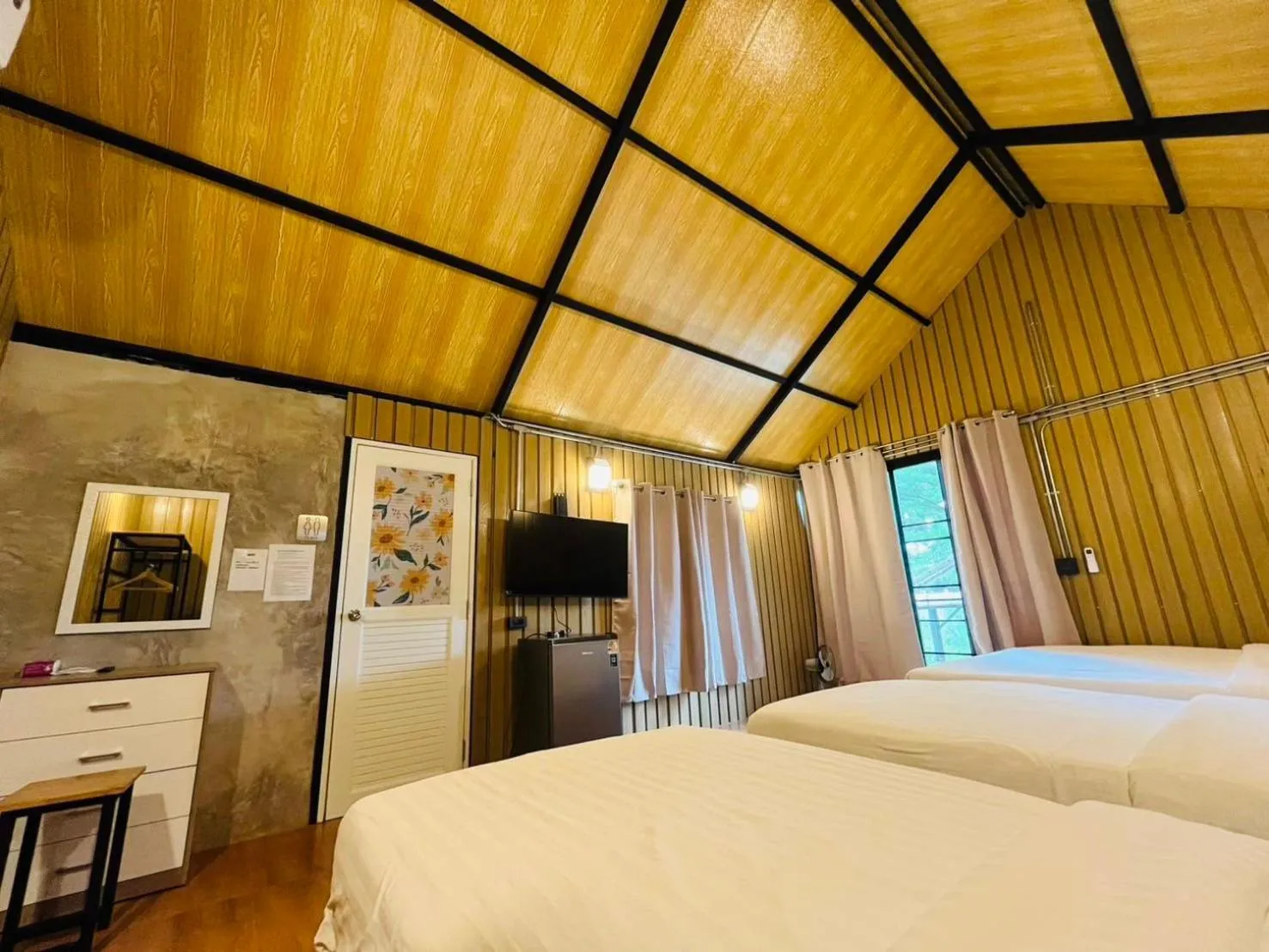 Bed in The Lofthouse Sansai