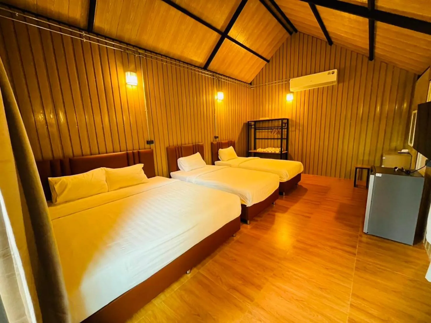 Bed in The Lofthouse Sansai