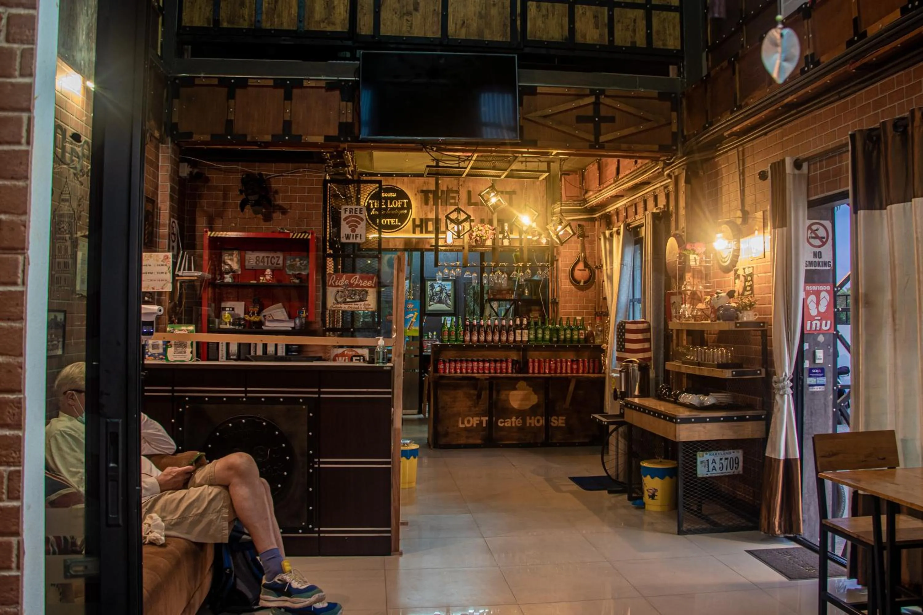 Lobby or reception in The Lofthouse Sansai