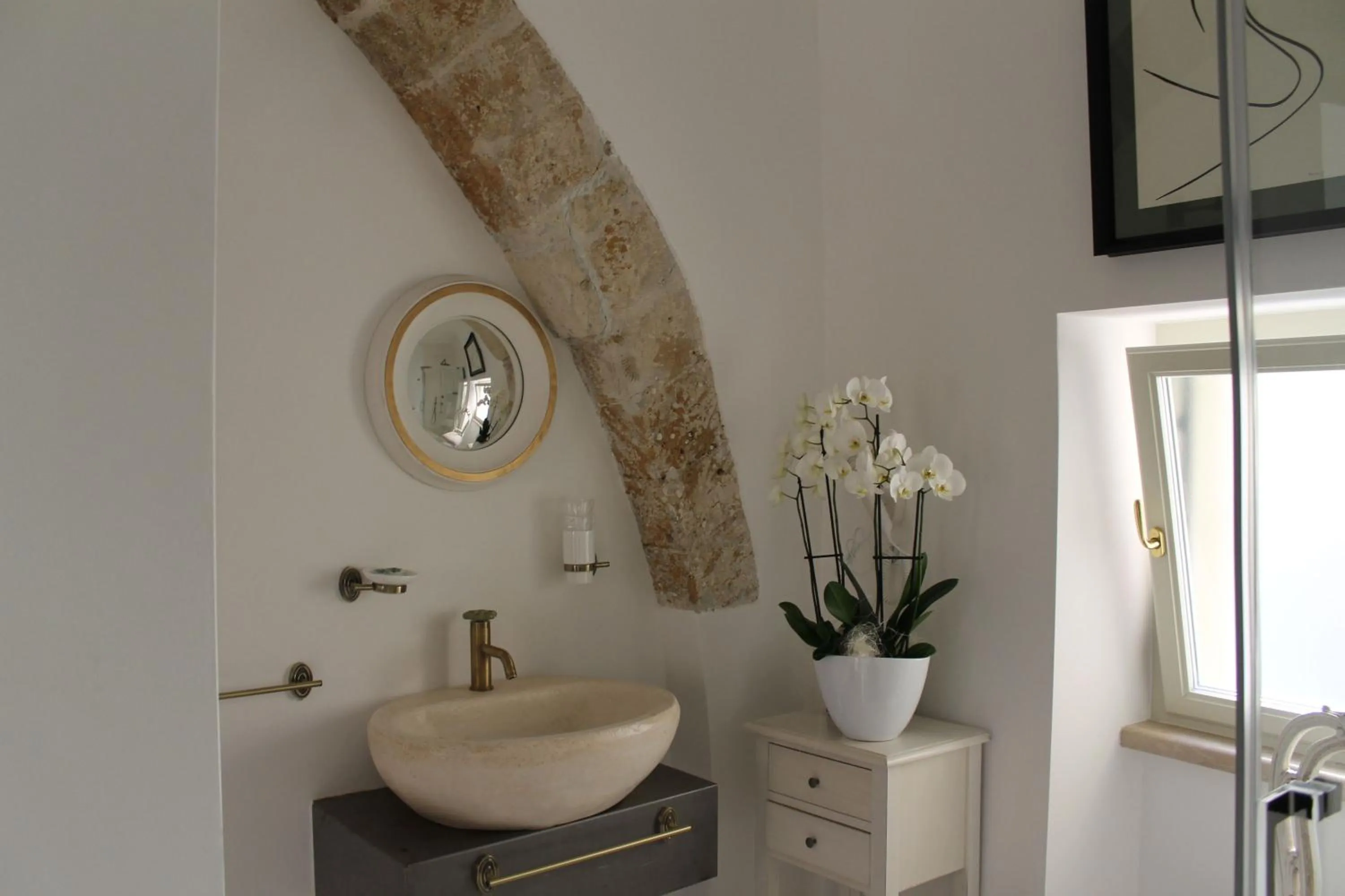 Bathroom in Torre Tresca B&B