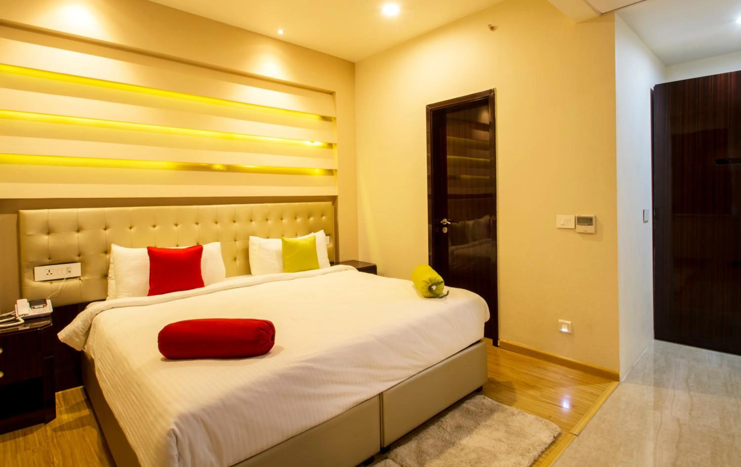 Bed in Art Boutique Hotel Gachibowli