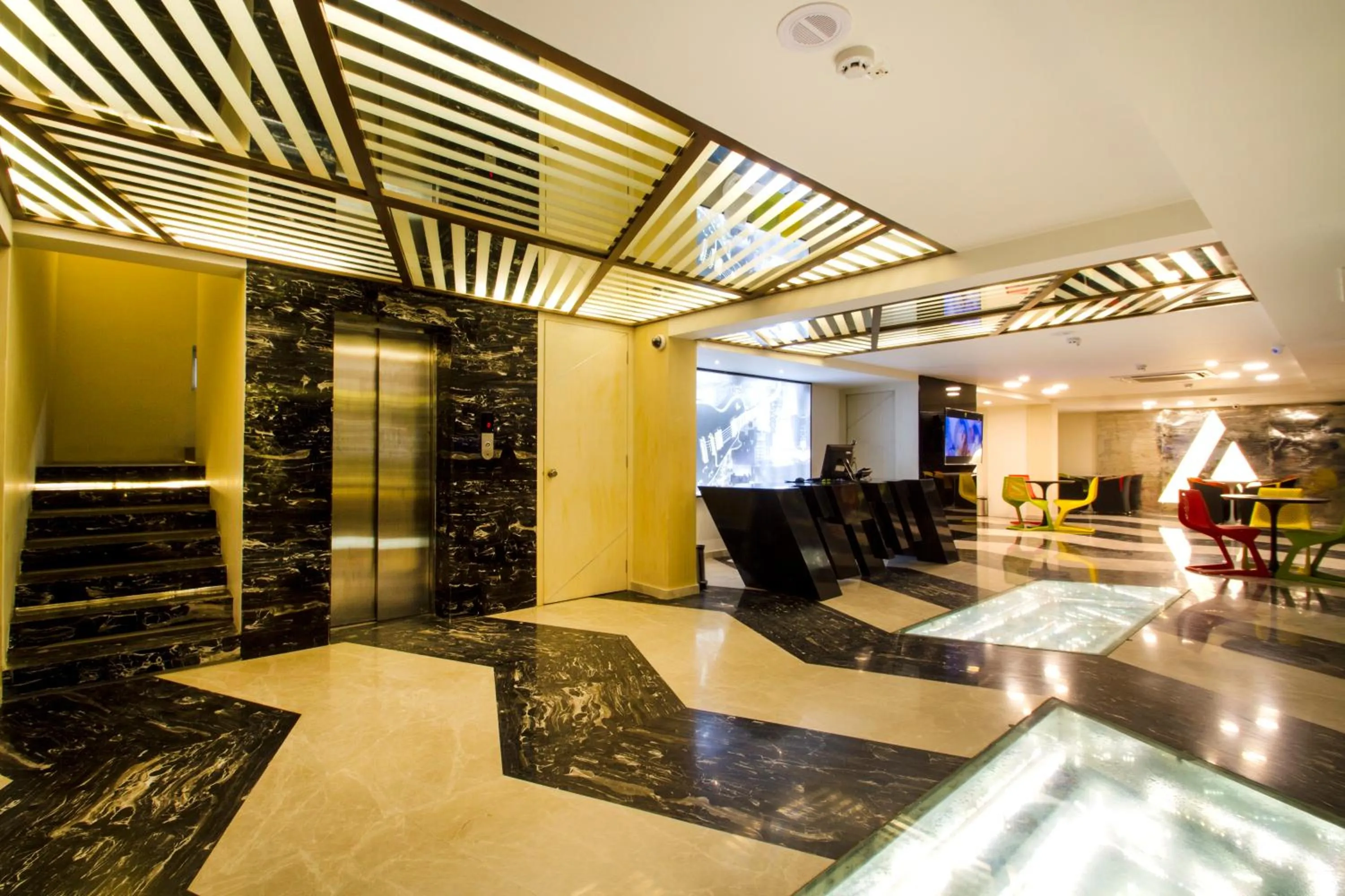 Lobby or reception in Art Boutique Hotel Gachibowli