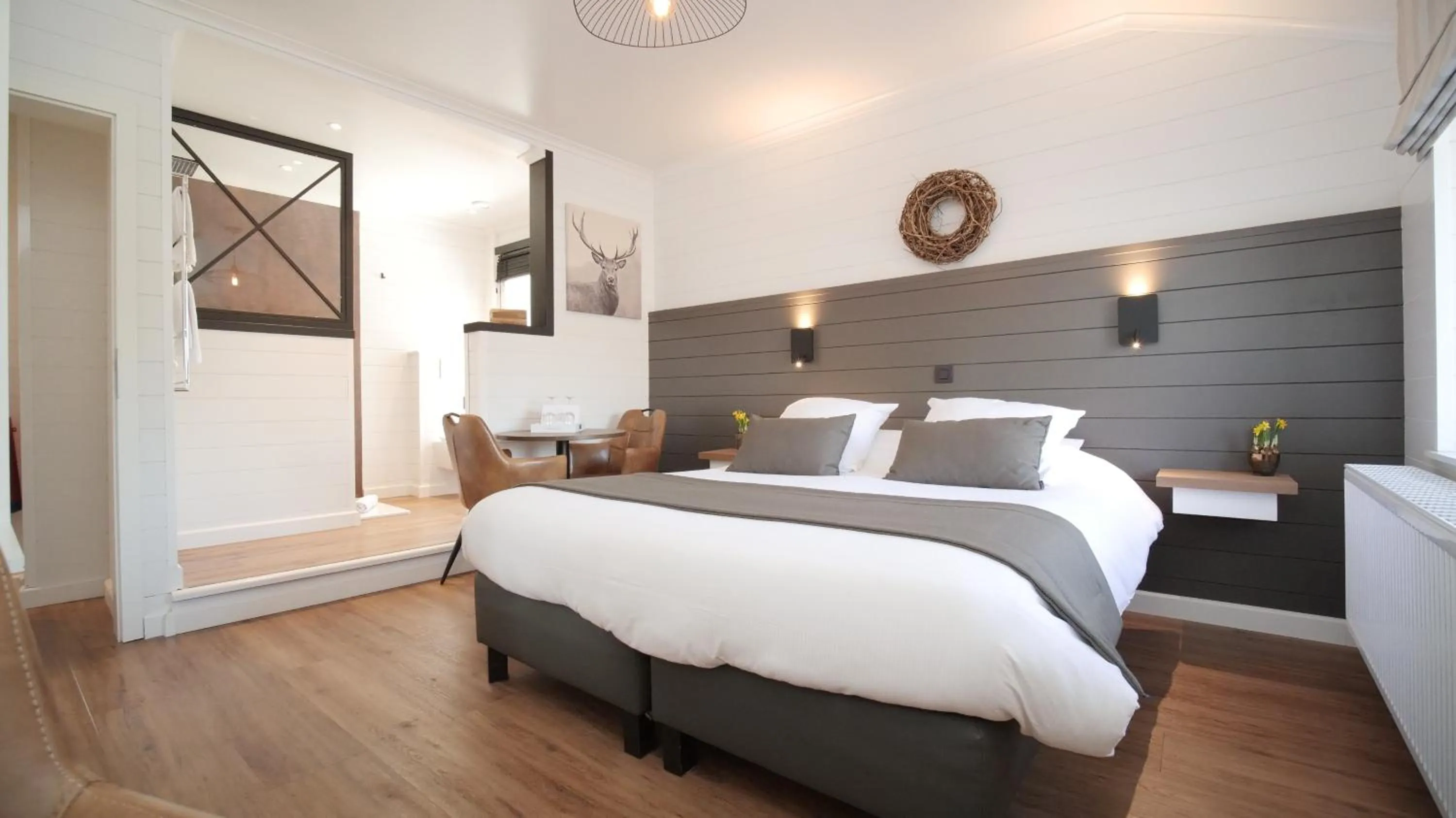 Bed in Auberge la Hutte Lurette