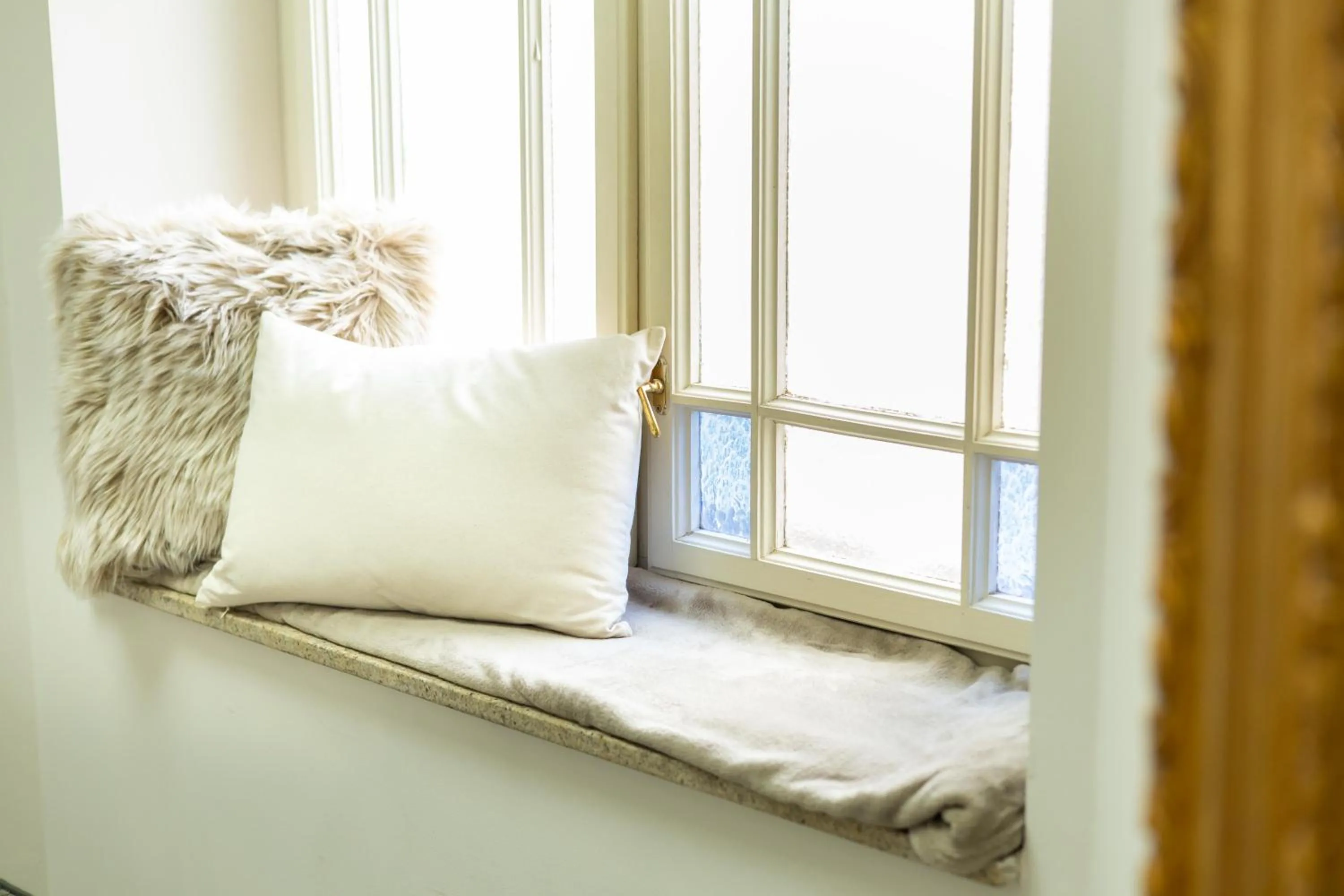 Decorative detail, Bed in Hotel Waldinger