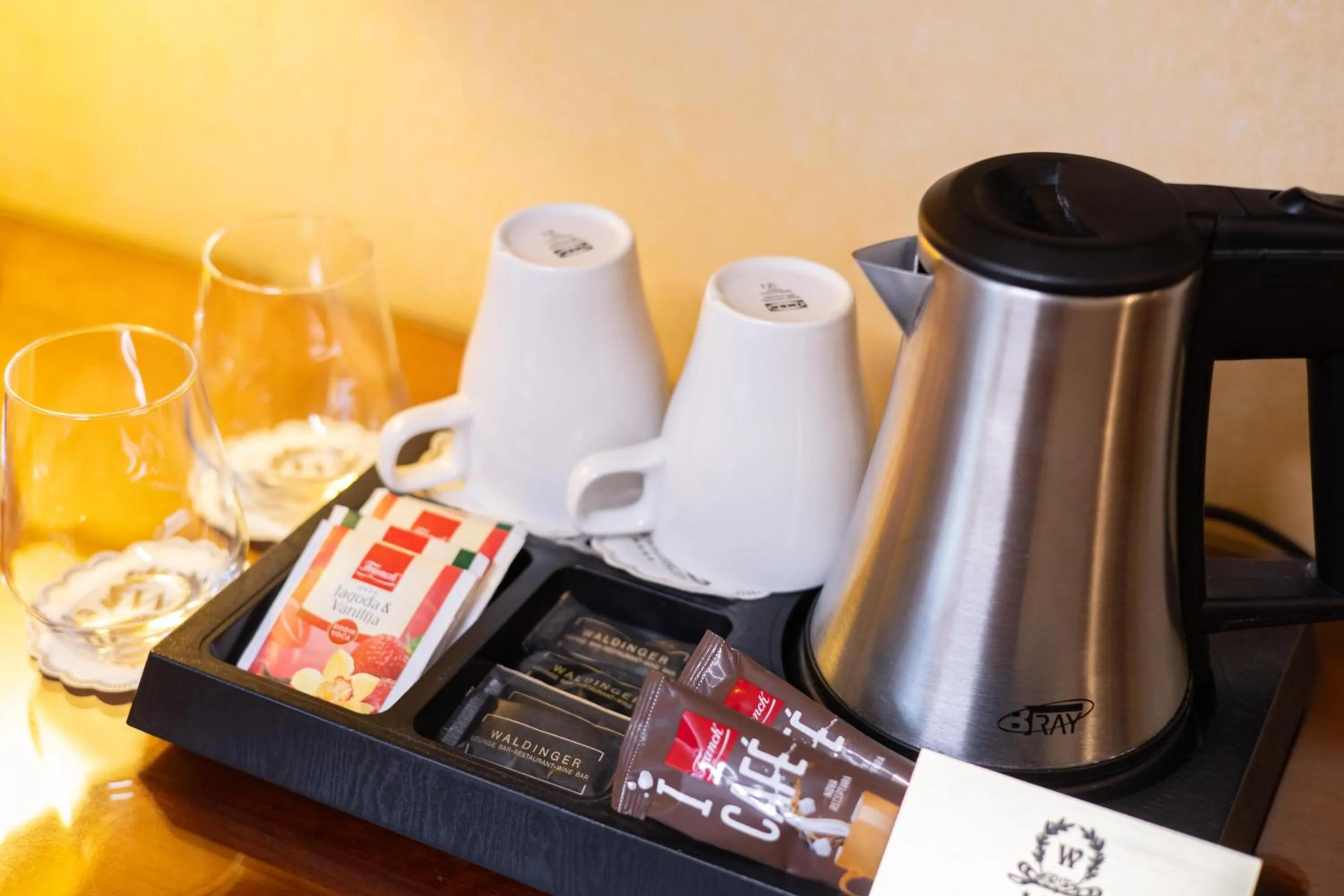 Coffee/tea facilities in Hotel Waldinger
