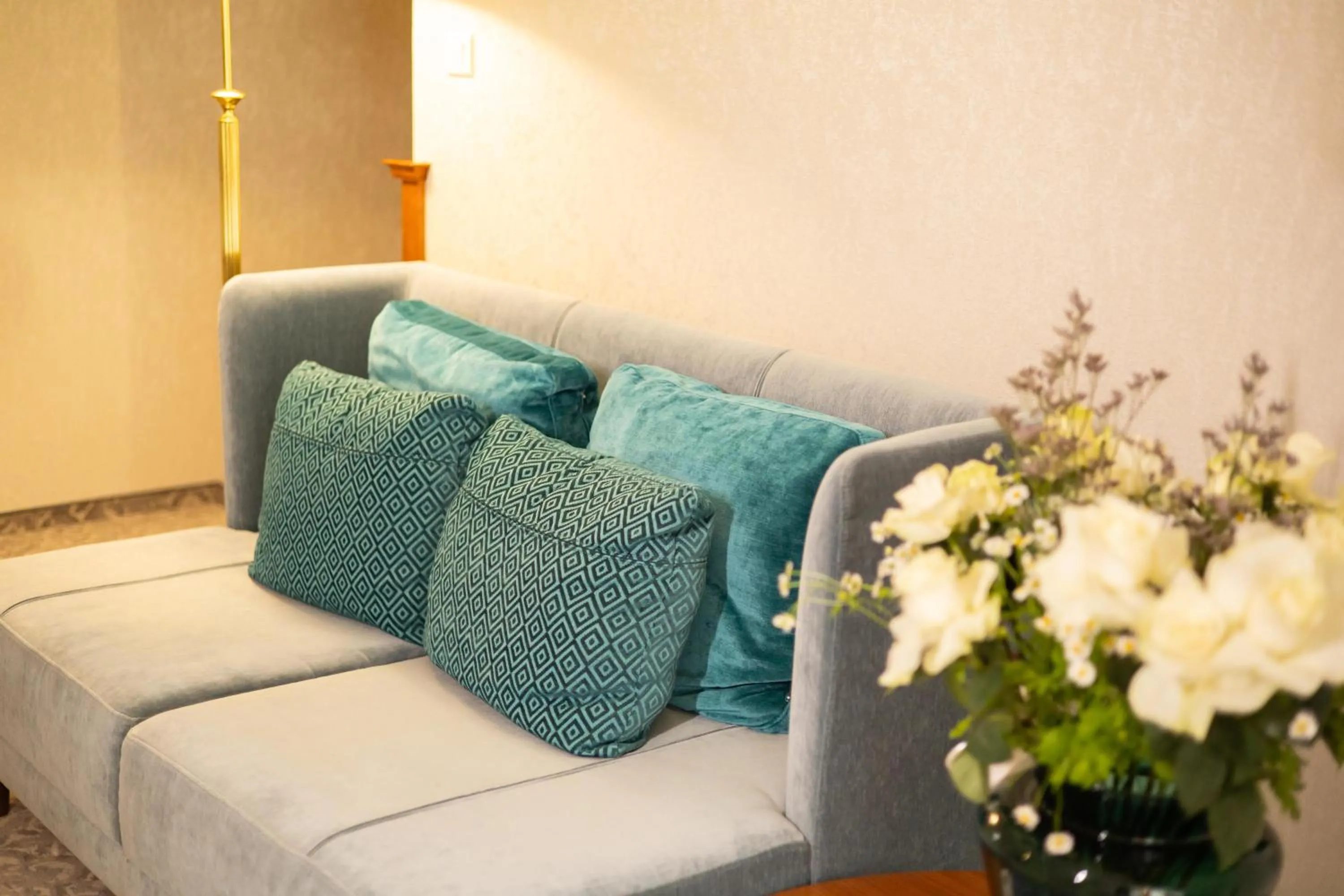 Seating area in Hotel Waldinger