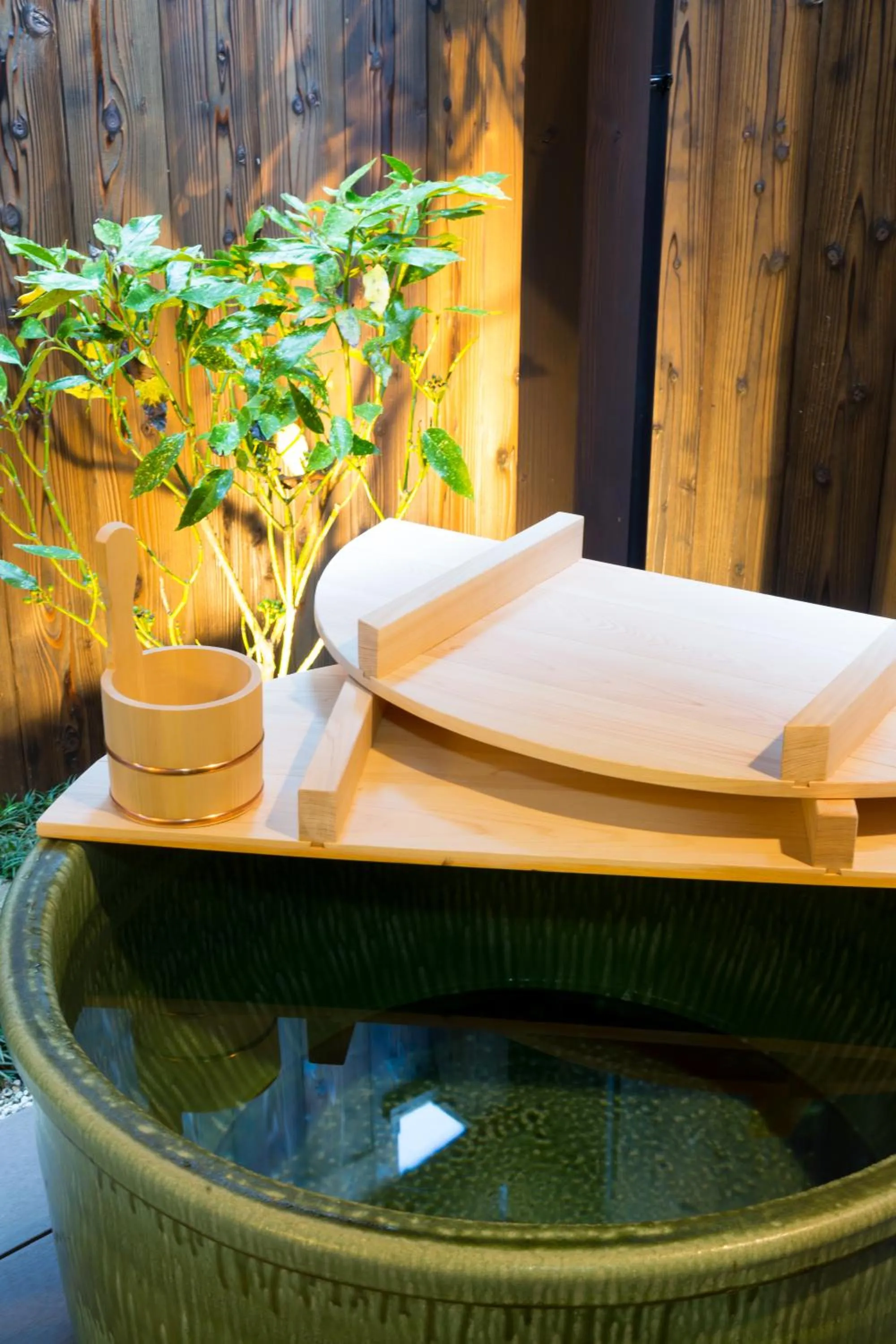 Bathroom in Kyotoya Tsuki no Yu Bettei