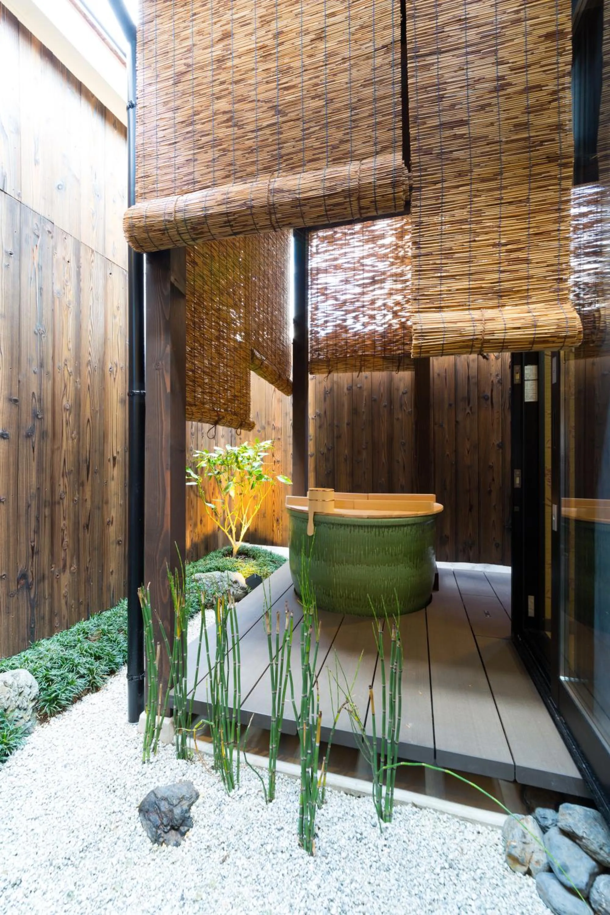 Bathroom in Kyotoya Tsuki no Yu Bettei