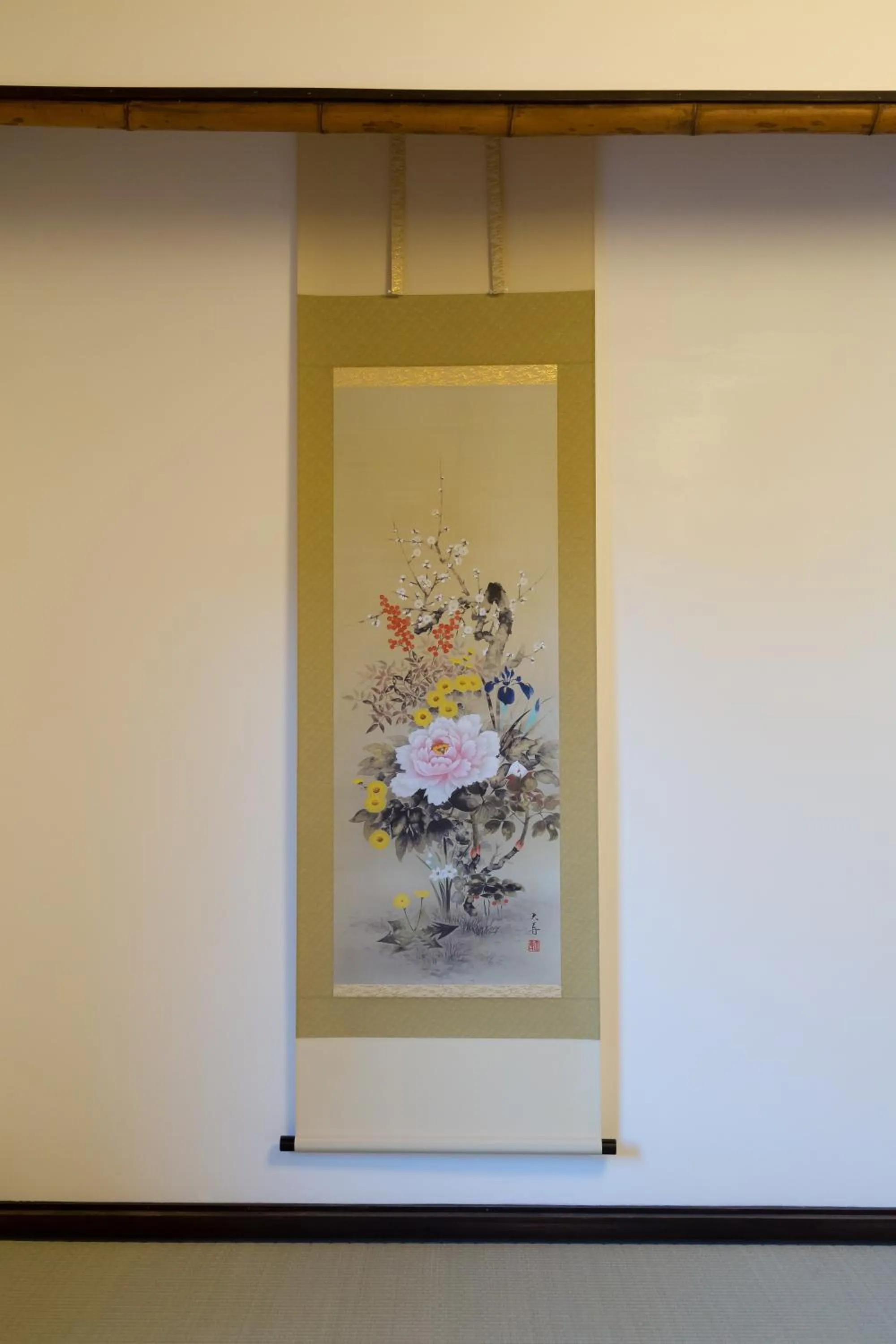 Decorative detail in Kyotoya Tsuki no Yu Bettei