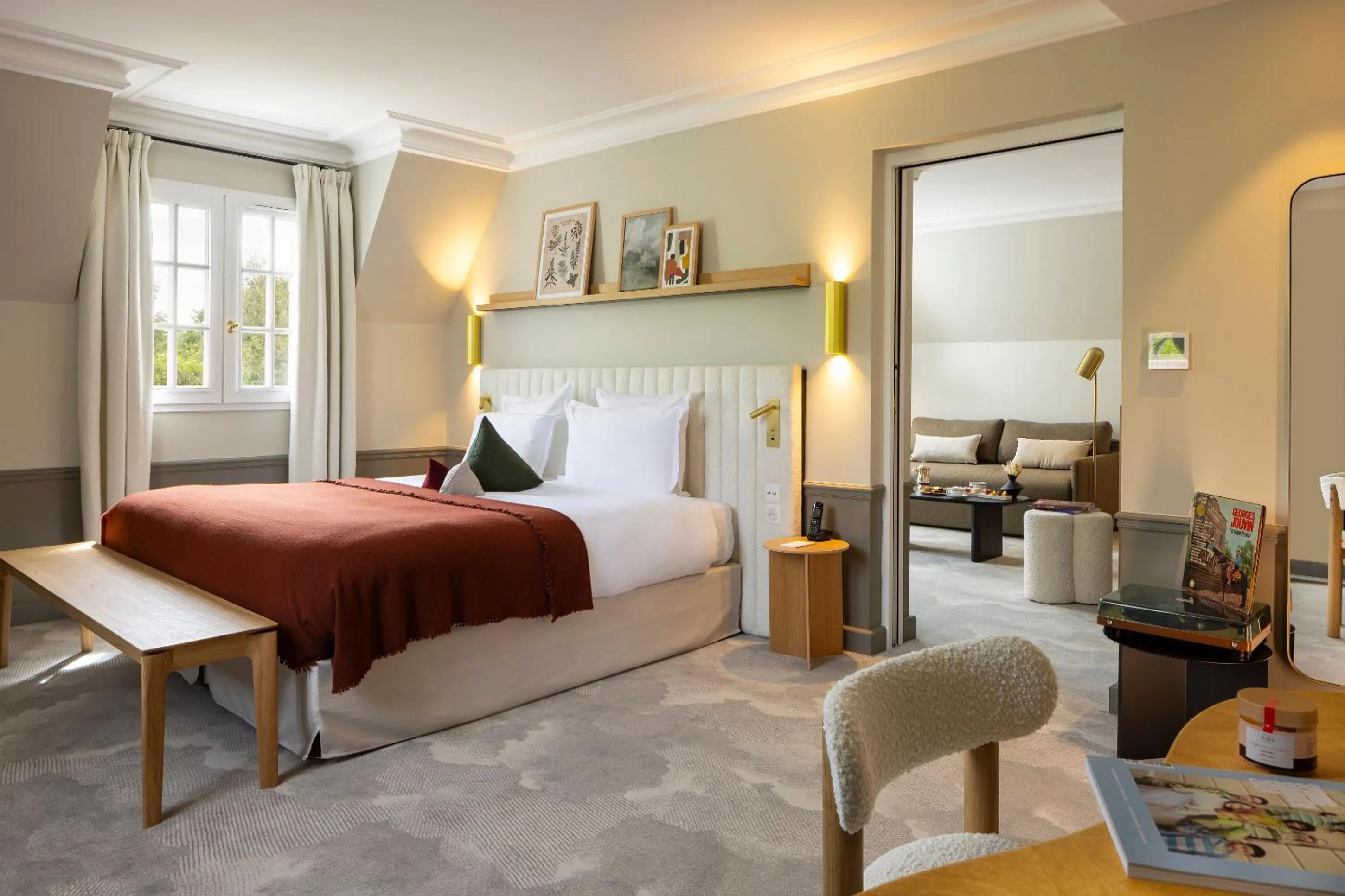 Bed in Briqueterie Champagne, A Beauvallon Hotel & Spa