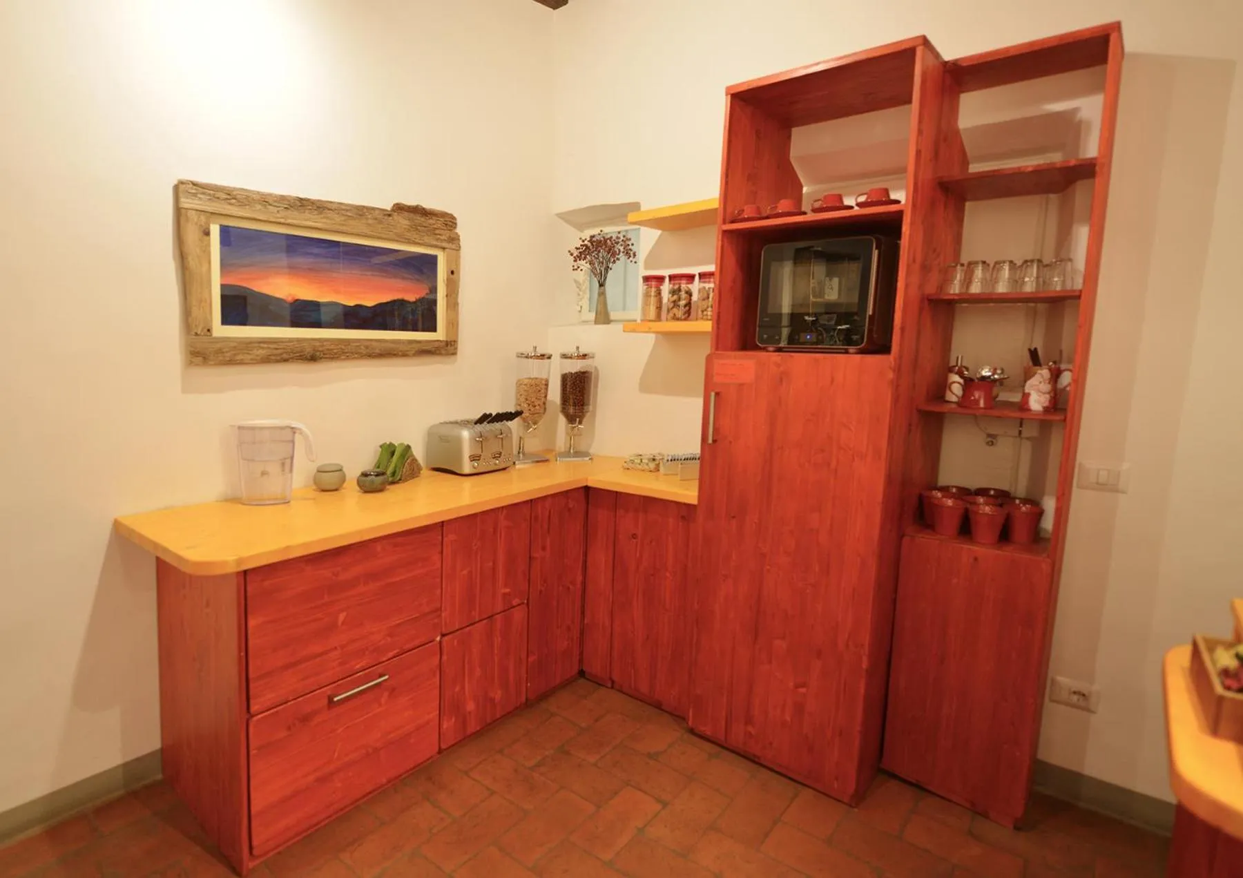 Italian breakfast in B&B Bonsignori