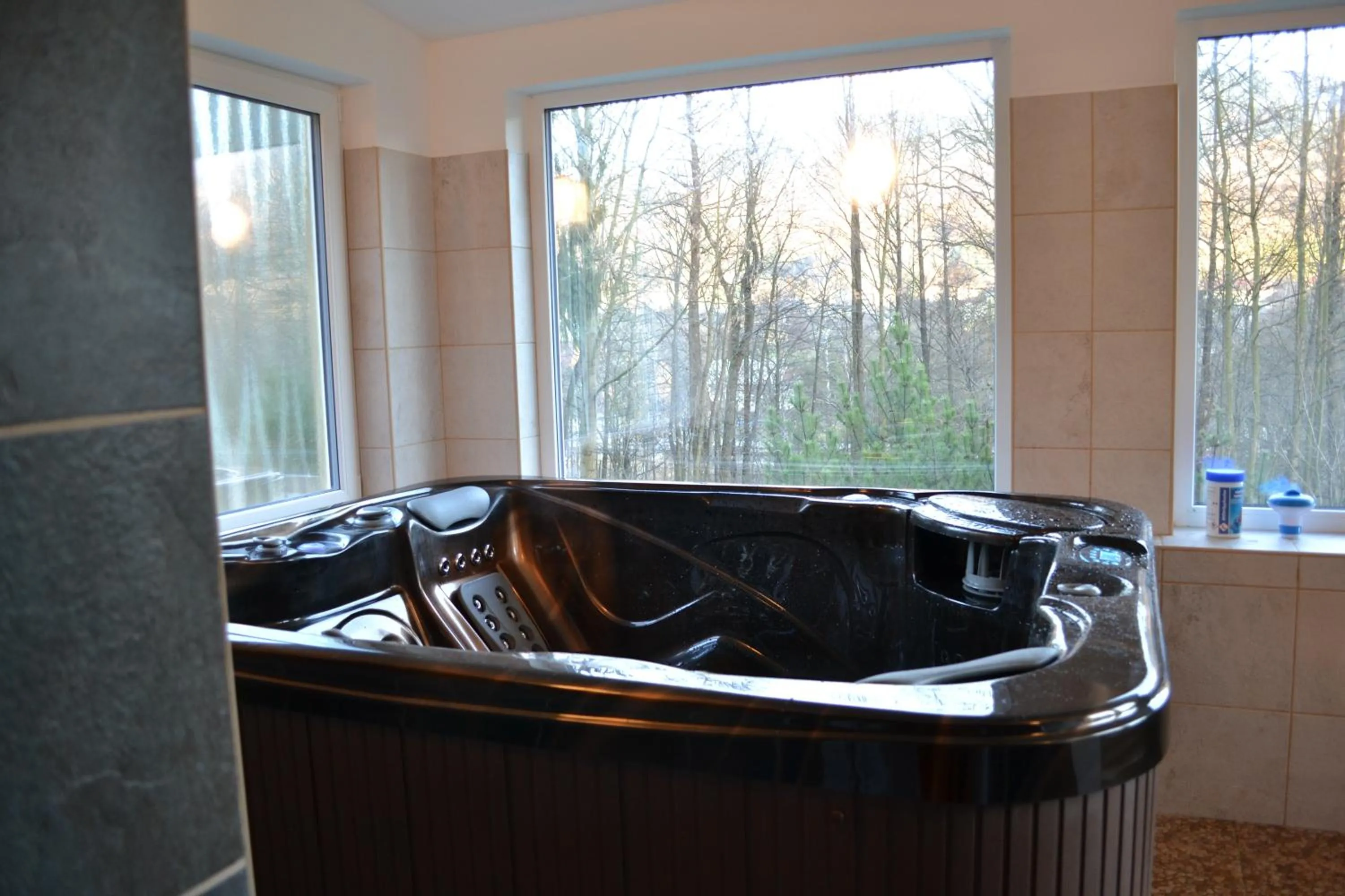 Hot Tub in Chata Eliška