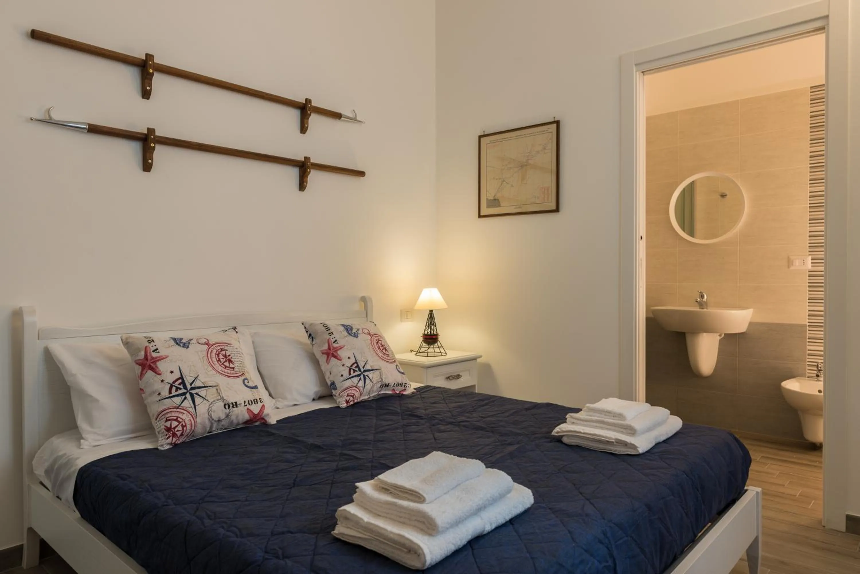 Bed in B&B Rotta Mediterranea