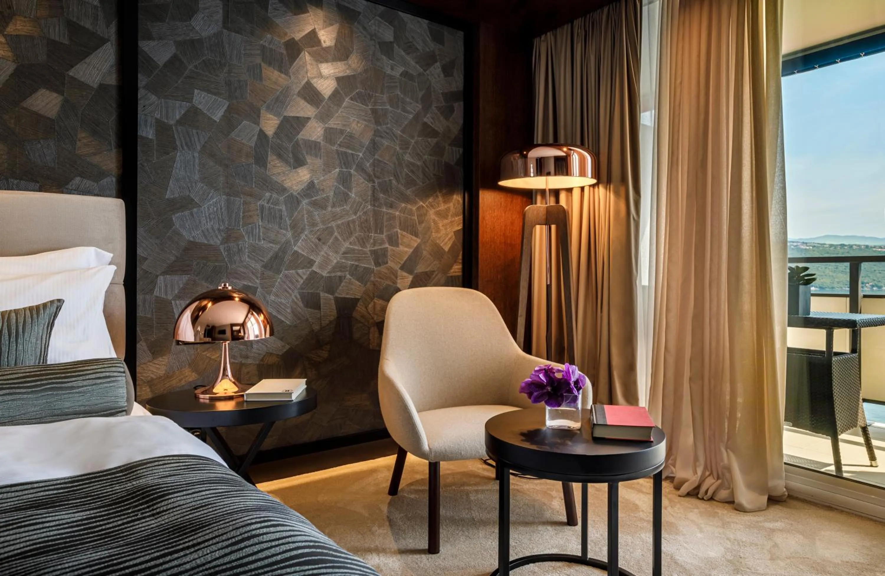 Seating area, Bed in Hotel Ambasador - by Liburnia Hotels & Villas