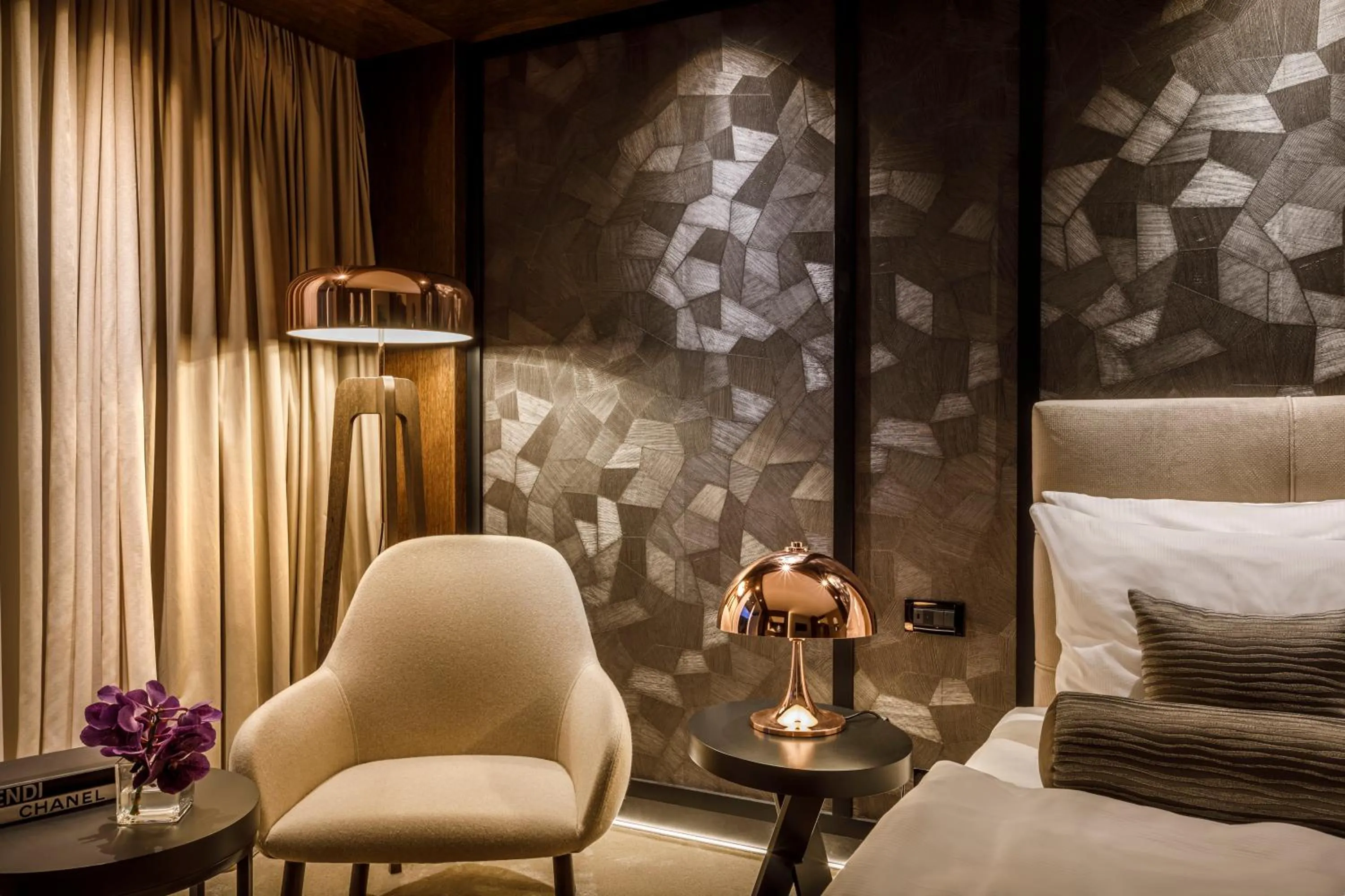 Decorative detail, Bed in Hotel Ambasador - by Liburnia Hotels & Villas