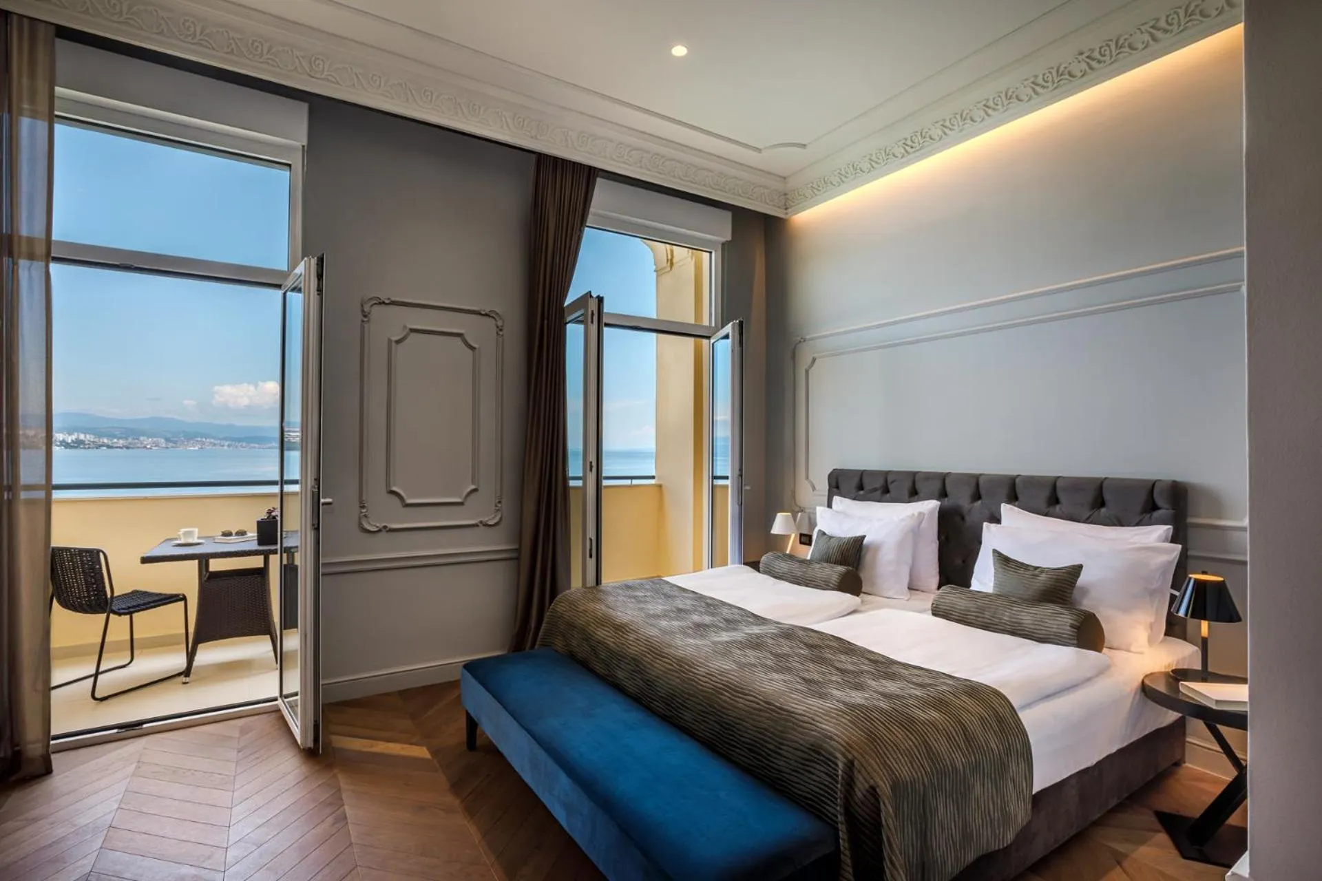 Bedroom, Bed in Hotel Ambasador - by Liburnia Hotels & Villas