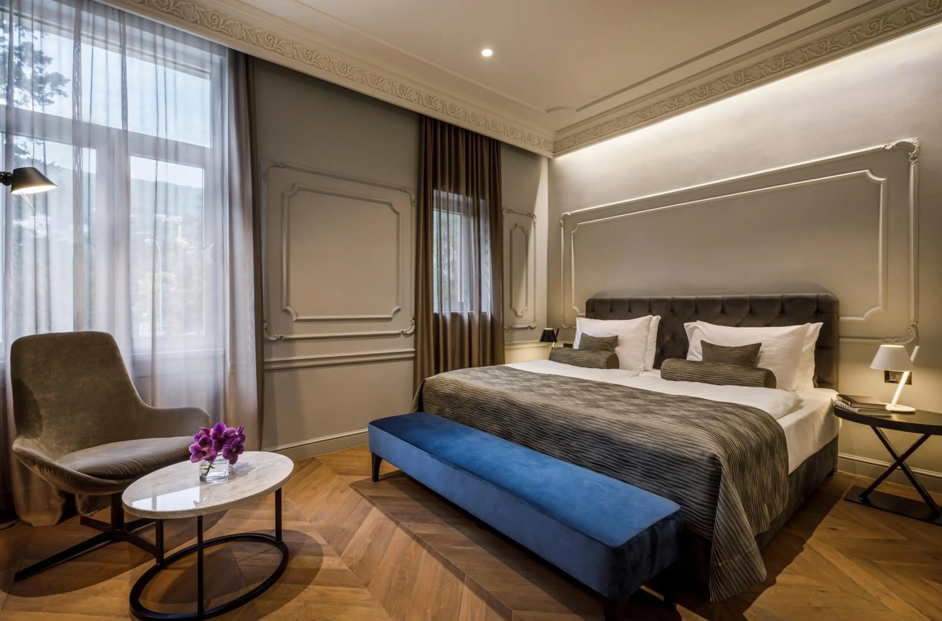 Bedroom, Bed in Hotel Ambasador - by Liburnia Hotels & Villas