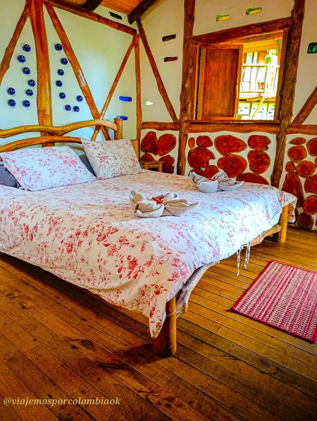 Bed in Hotel La Casa de Francois