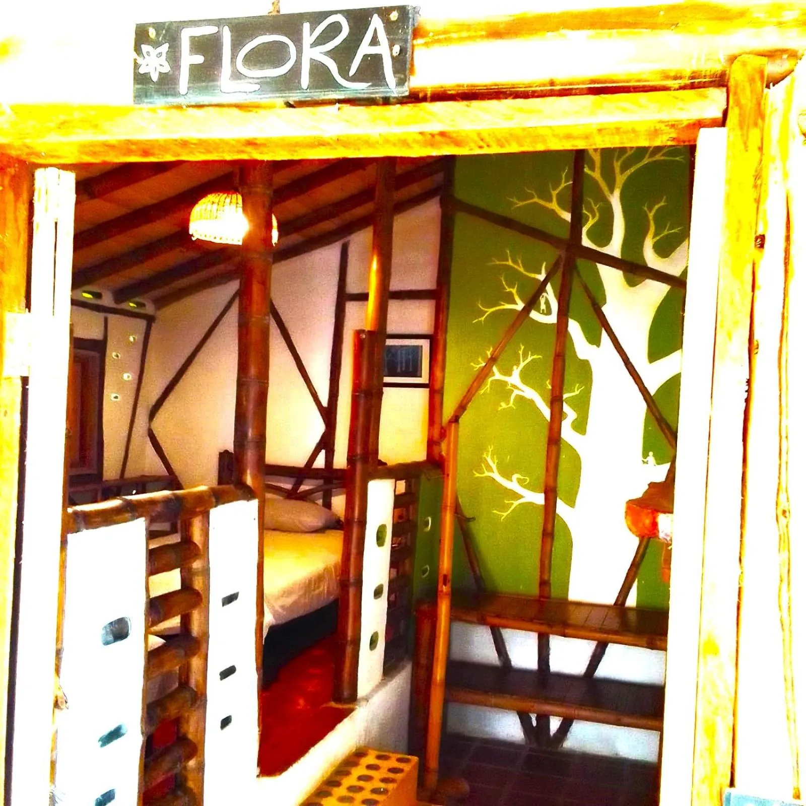 Bed in Hotel La Casa de Francois