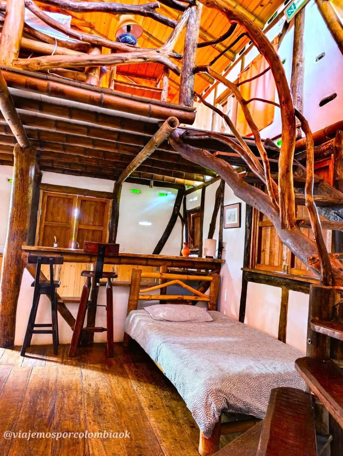 Bed in Hotel La Casa de Francois