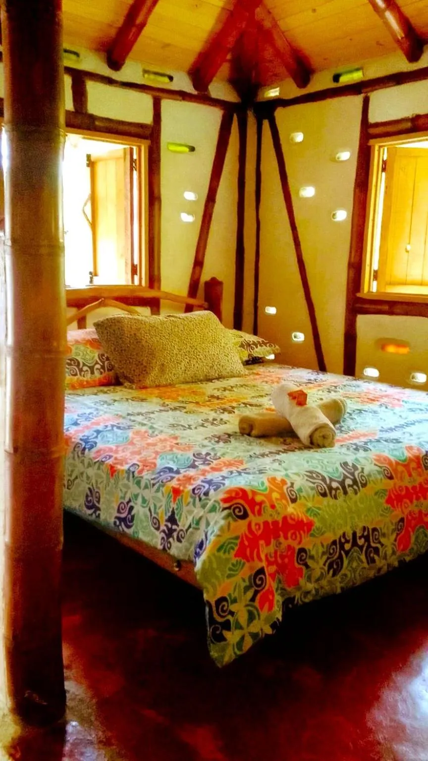 Bed in Hotel La Casa de Francois