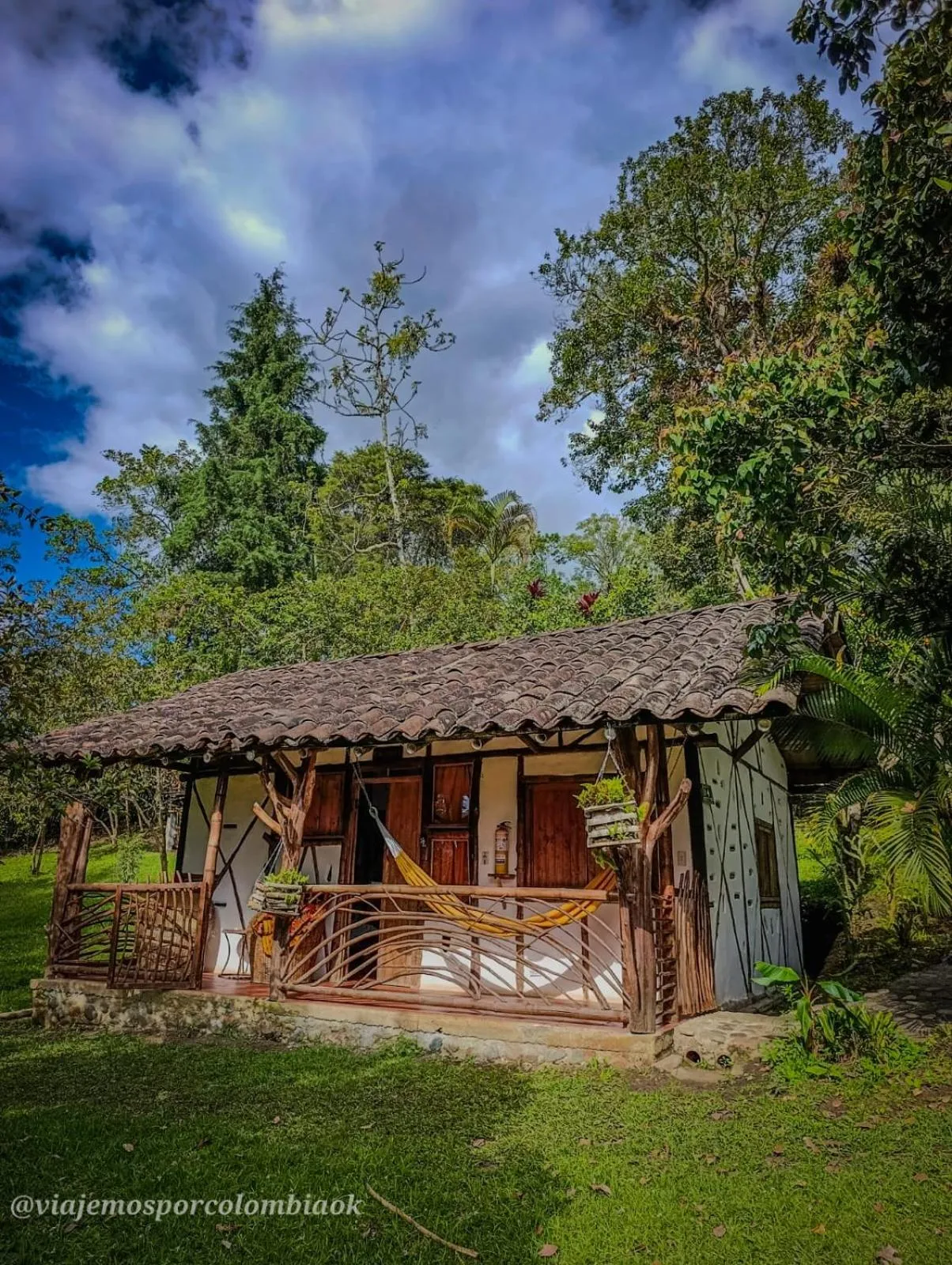 Garden view in Hotel La Casa de Francois