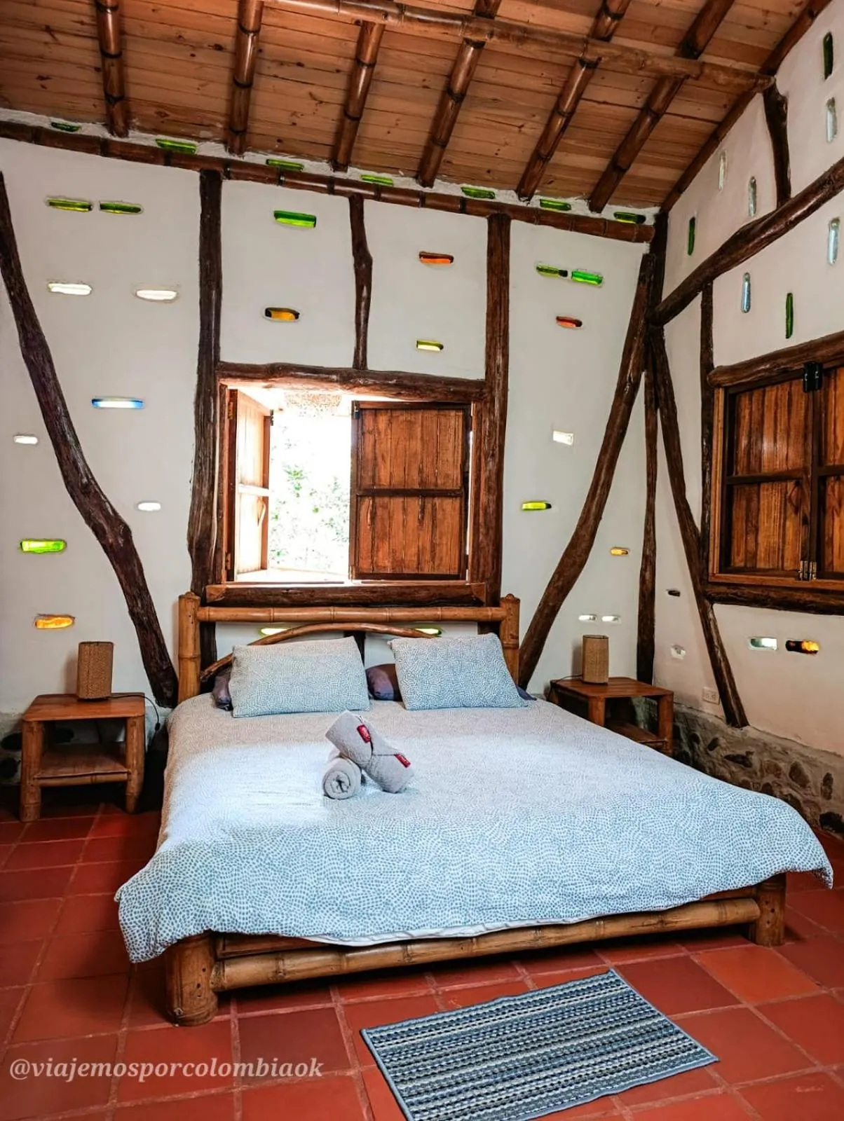 Bed in Hotel La Casa de Francois