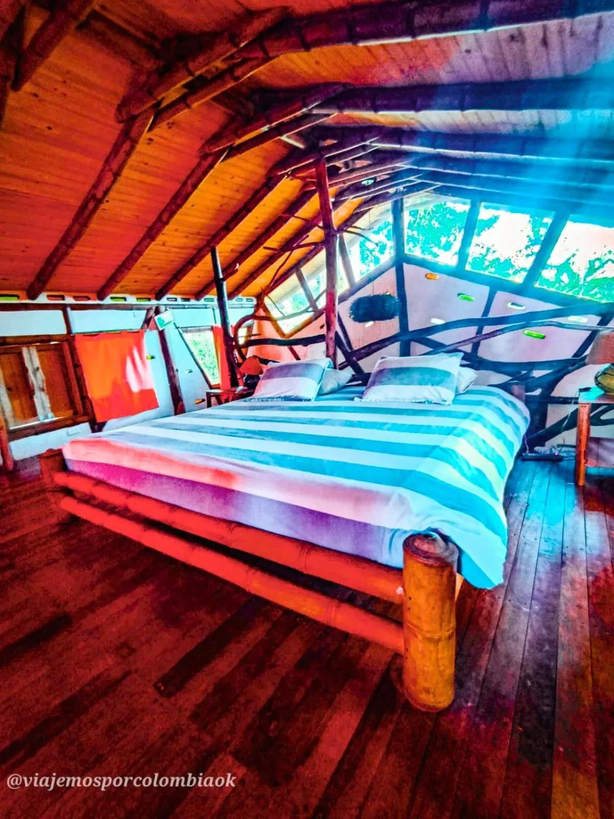 Bed in Hotel La Casa de Francois