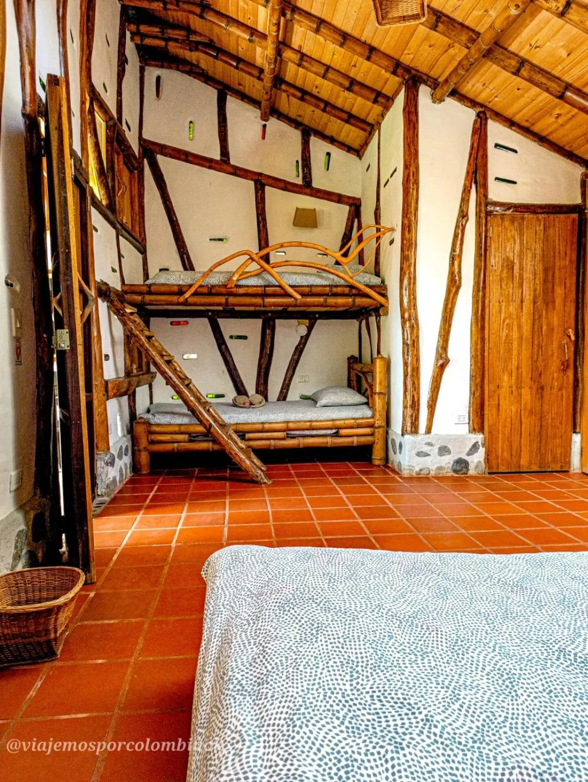 Bed in Hotel La Casa de Francois