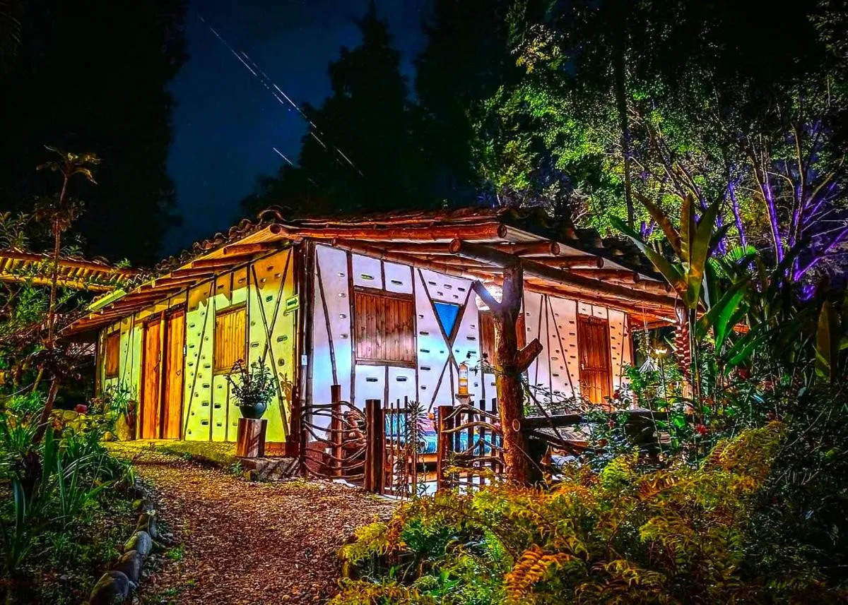 Garden view in Hotel La Casa de Francois