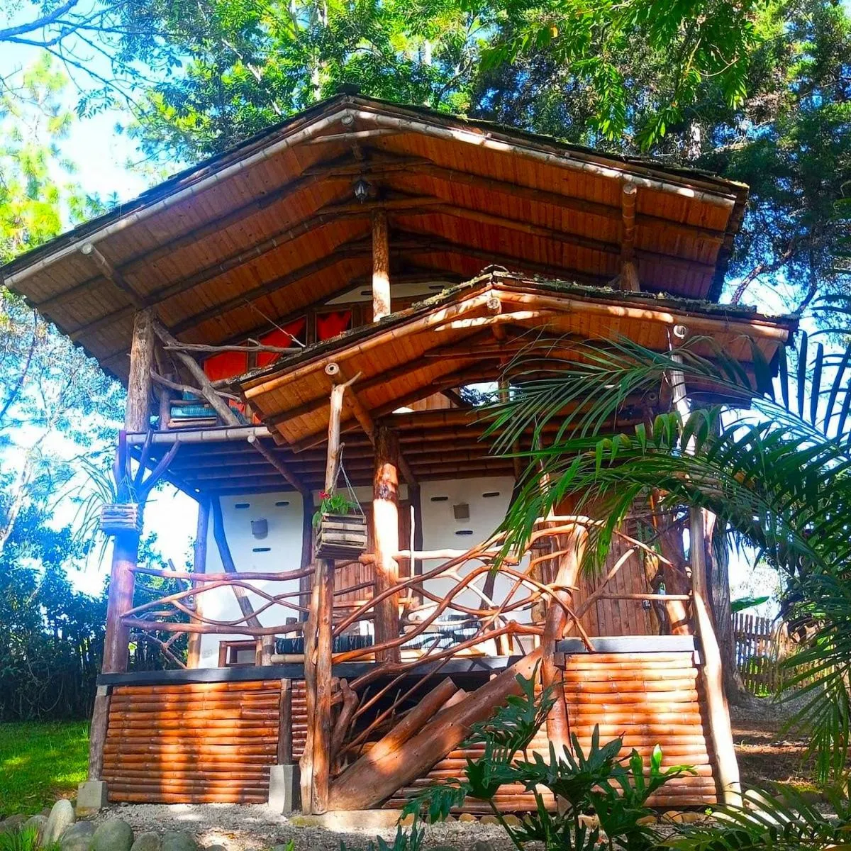Garden view in Hotel La Casa de Francois