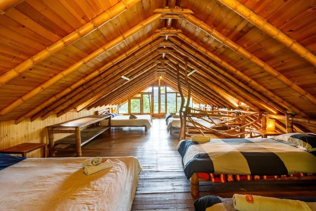 Bed in Hotel La Casa de Francois