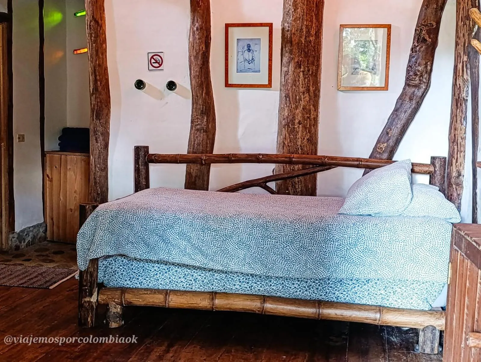 Bed in Hotel La Casa de Francois