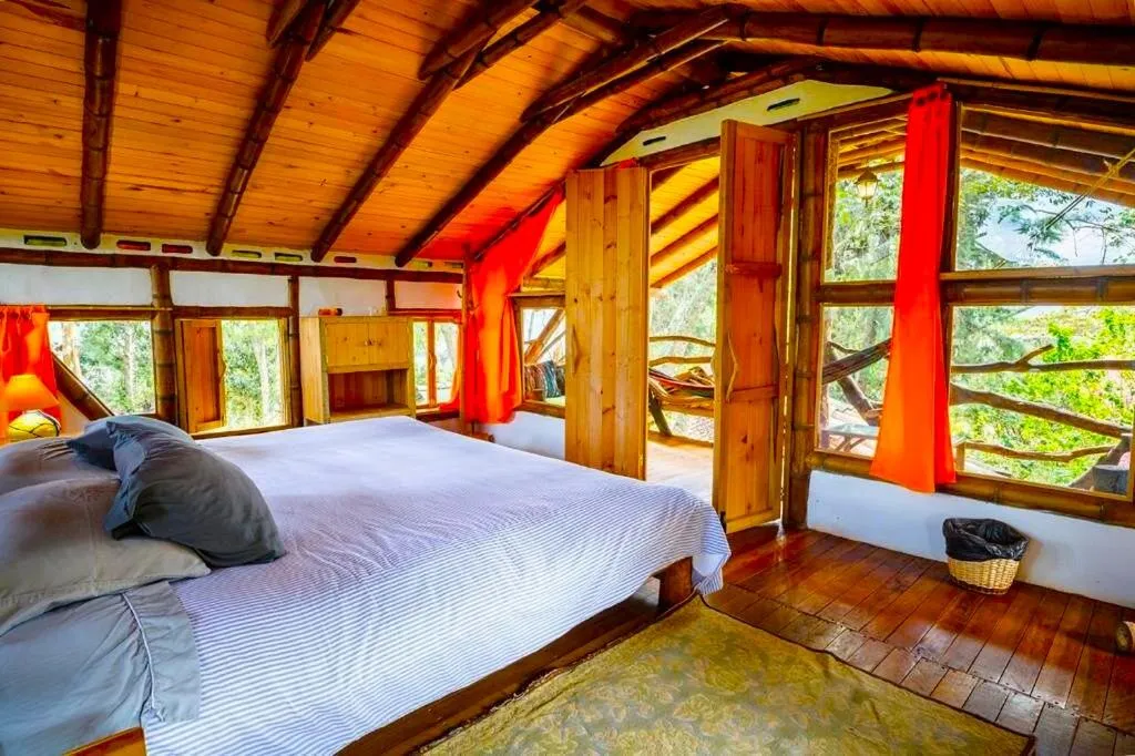 Bed in Hotel La Casa de Francois