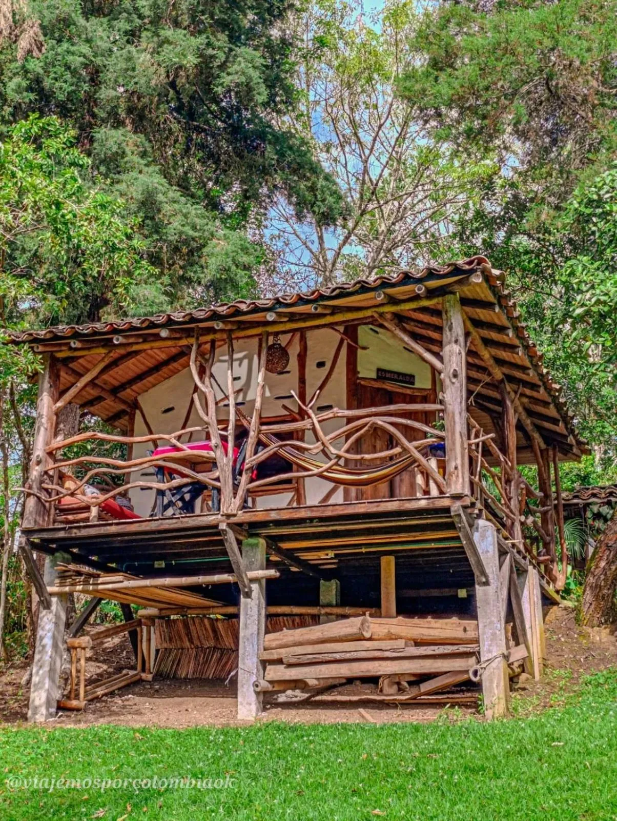 Garden view in Hotel La Casa de Francois