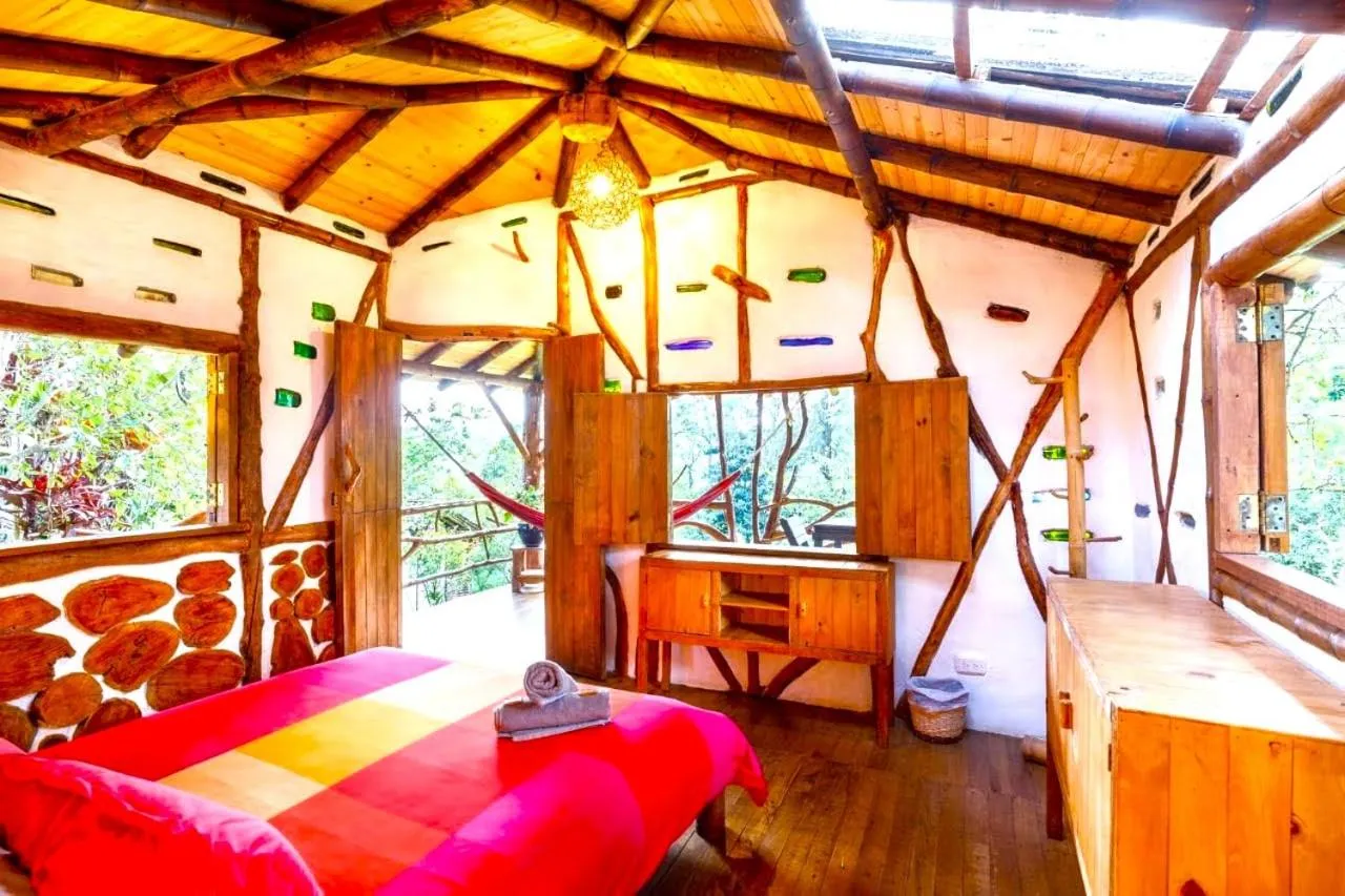 Bed in Hotel La Casa de Francois