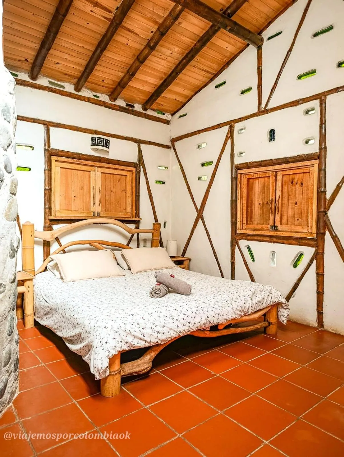 Bed in Hotel La Casa de Francois