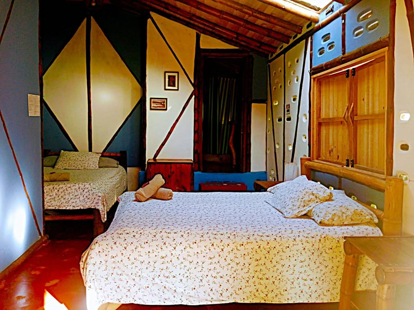 Bed in Hotel La Casa de Francois