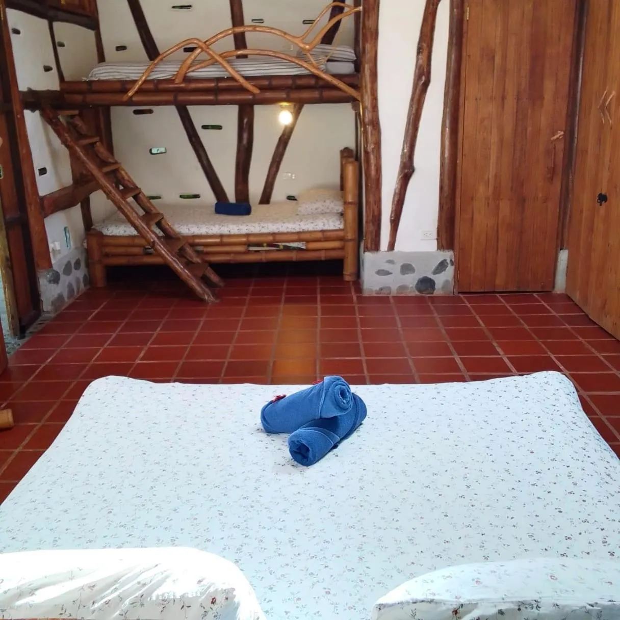 Bed in Hotel La Casa de Francois