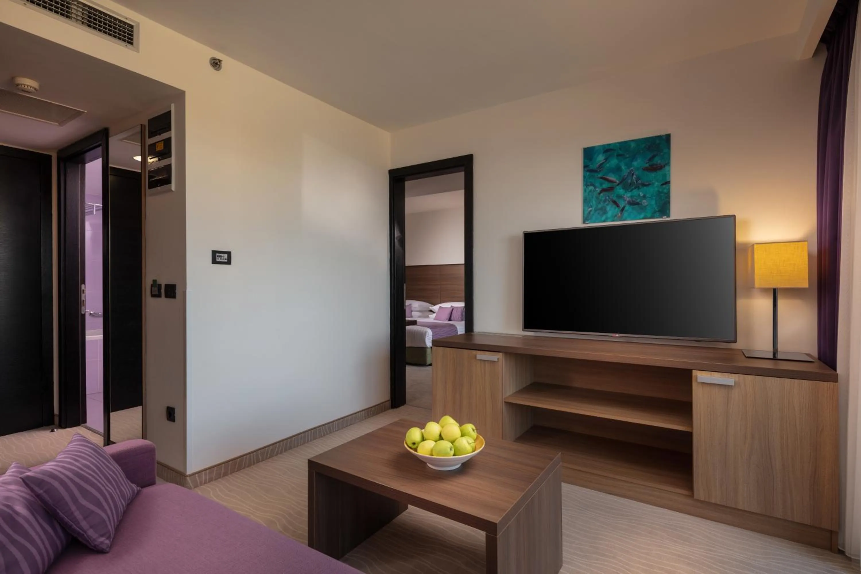 TV and multimedia, Bed in Vitality Hotel Punta
