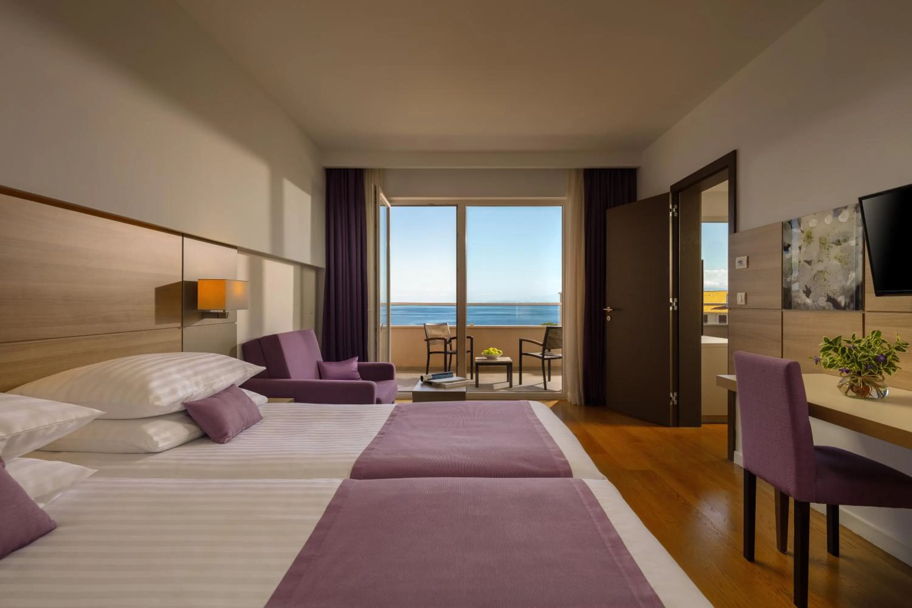 Bed in Vitality Hotel Punta